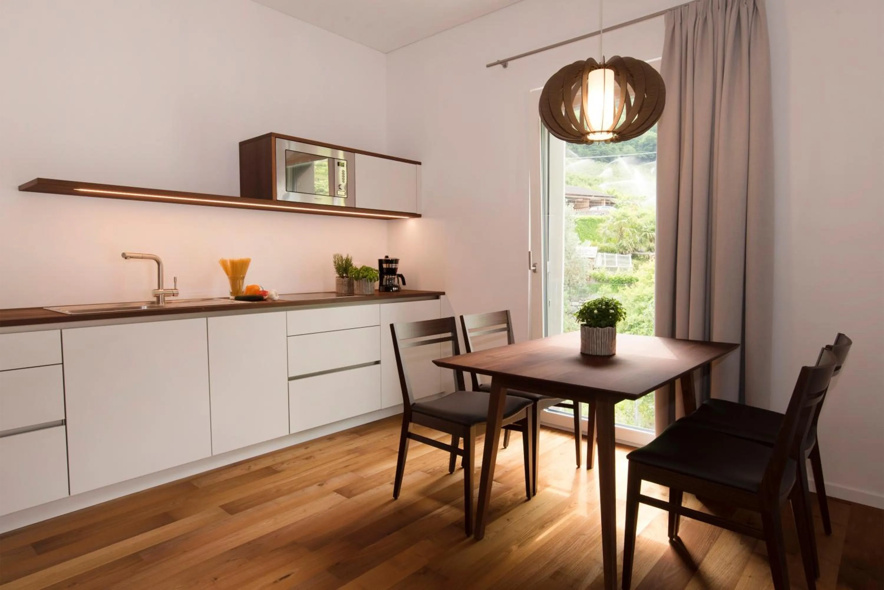 Kitchen or kitchenette in Apparthotel Calma