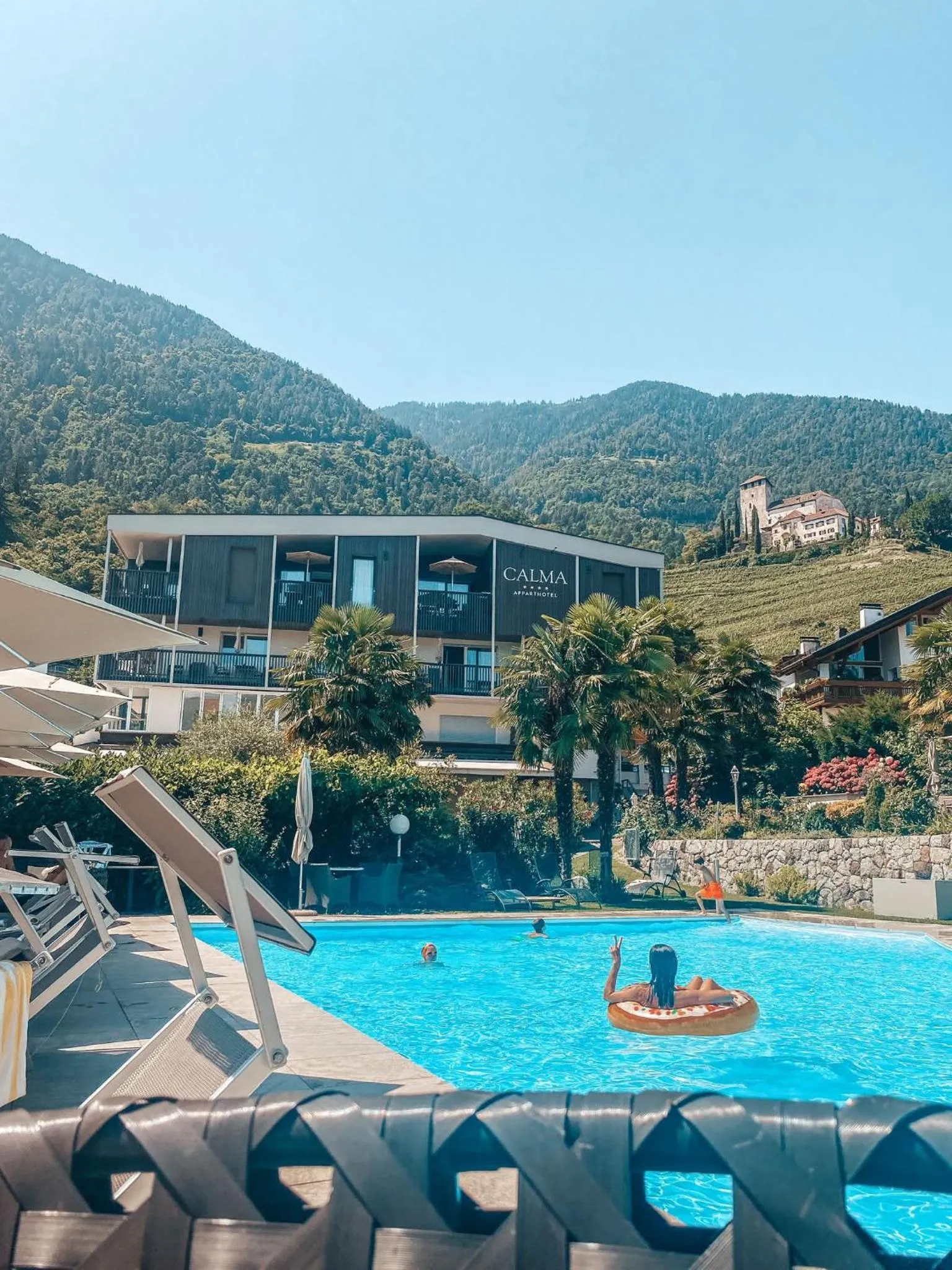 Mountain view in Apparthotel Calma