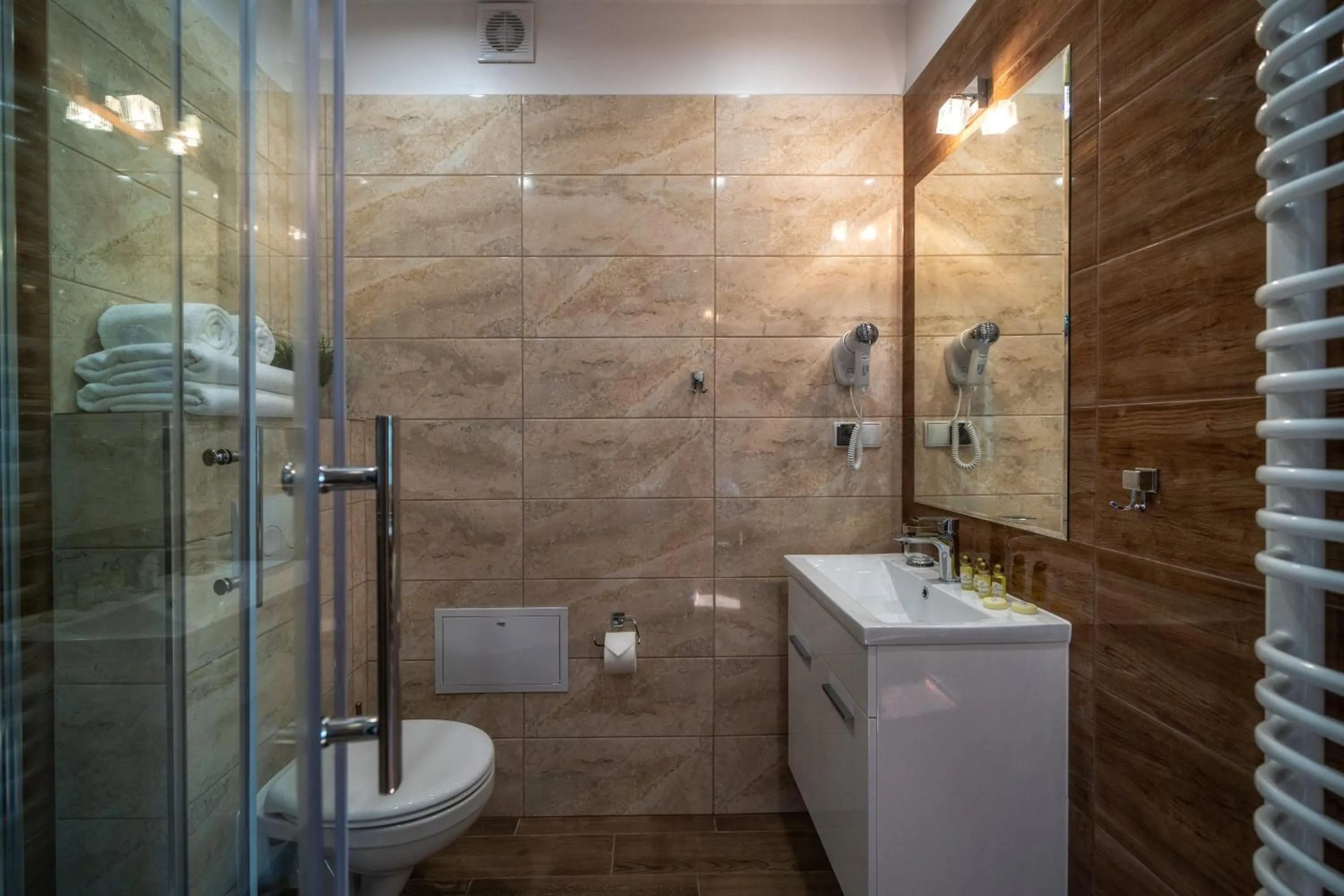 Shower in Apartments 17 Szewska