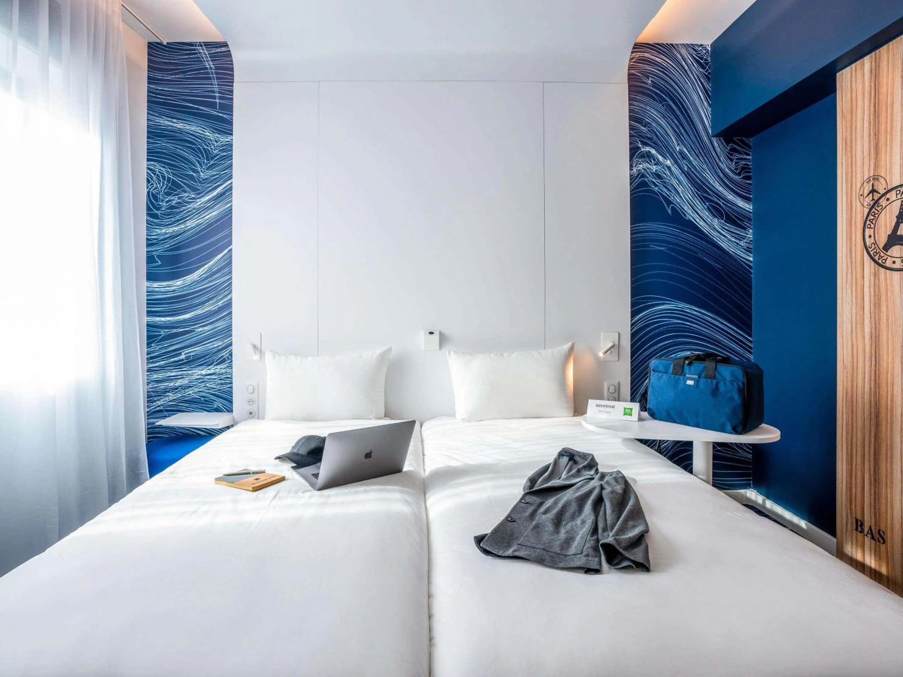 Bedroom, Bed in ibis Styles Paris Orly Airport