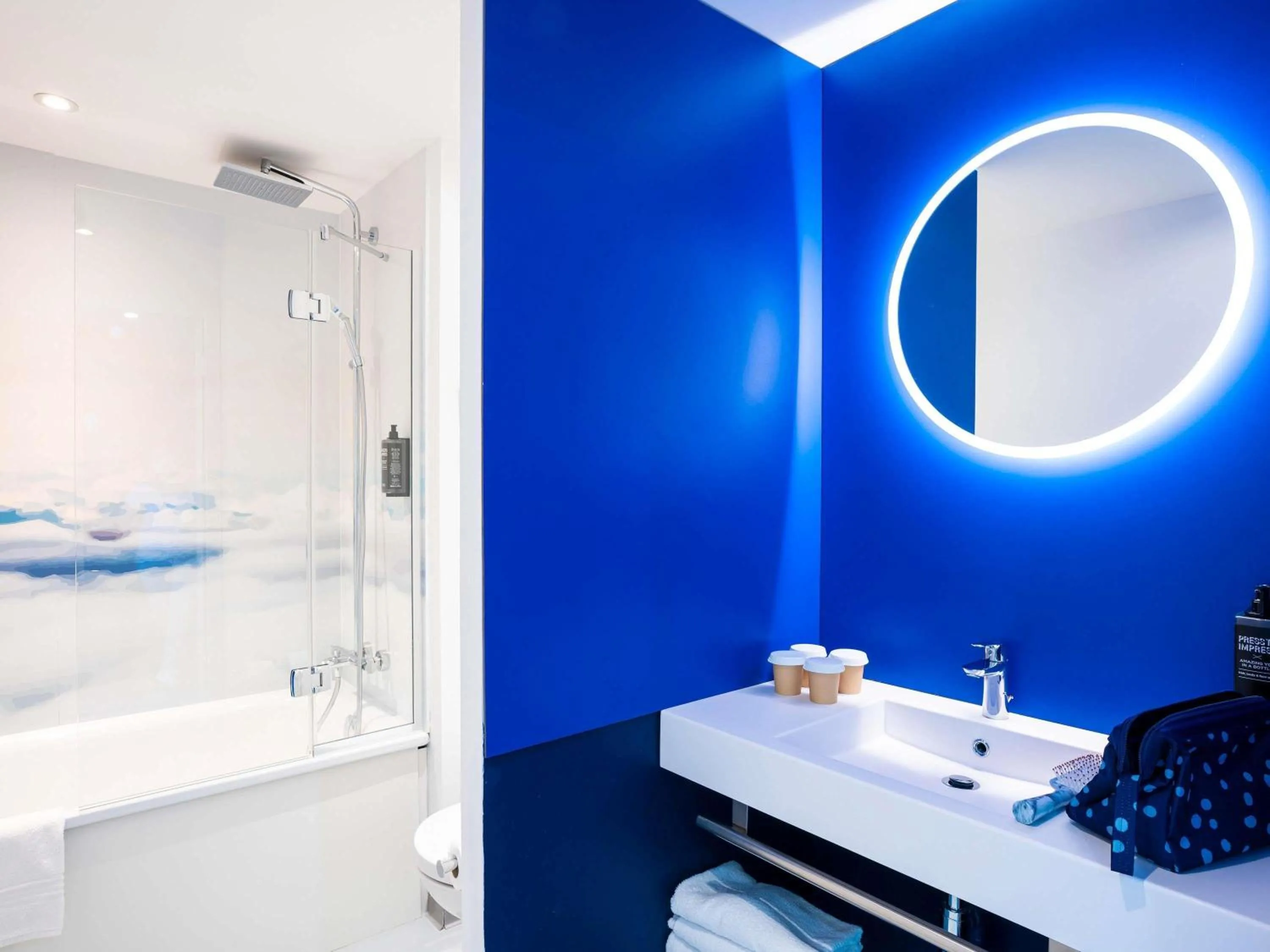Bathroom in ibis Styles Paris Orly Airport