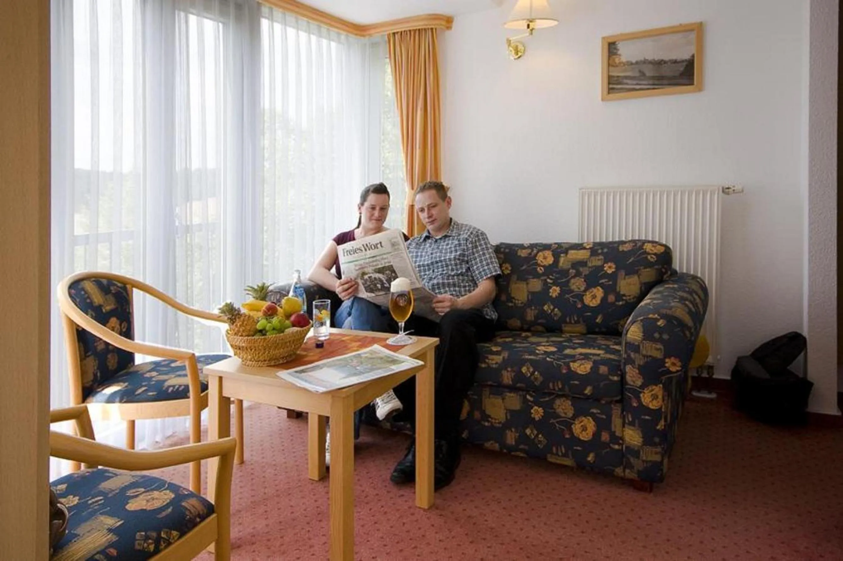 Living room in Hotel Haus Oberland