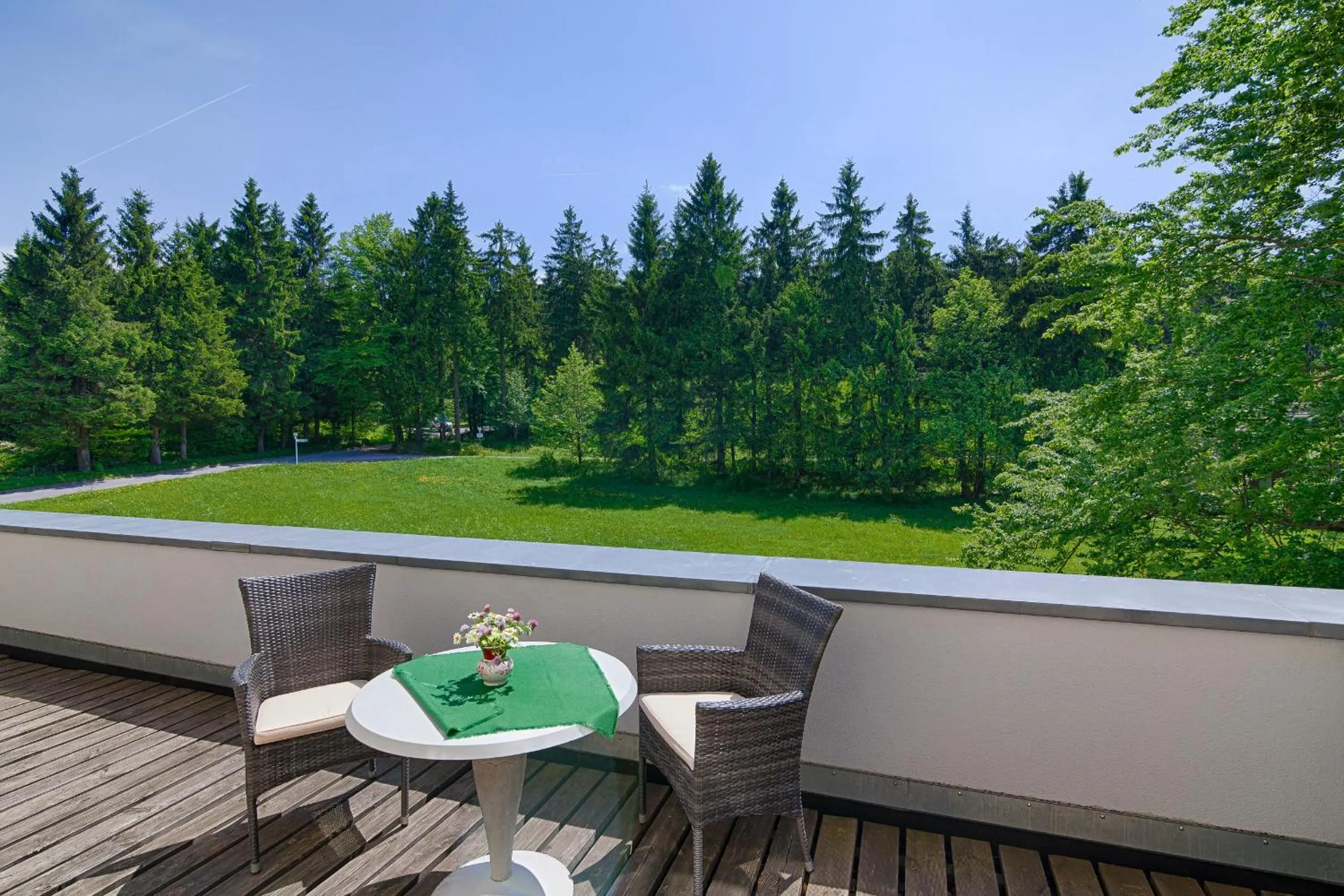 Balcony/Terrace in Hotel Haus Oberland