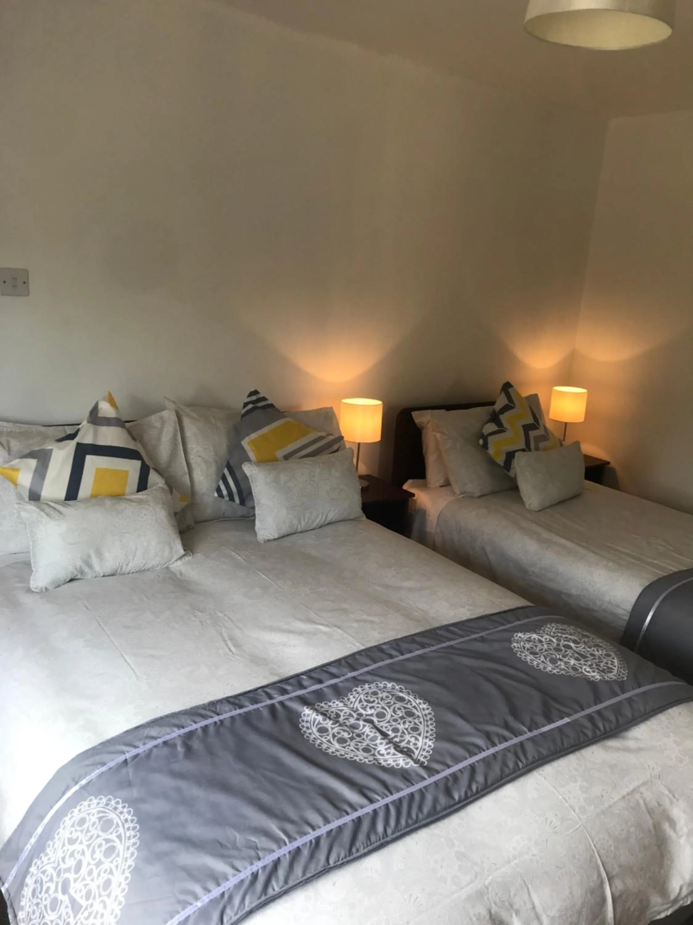 Bed in Marguerite's B&B