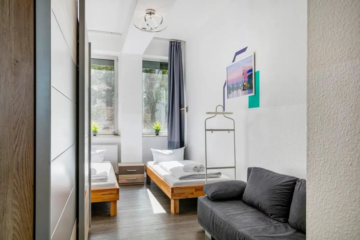 Bed in Apartments Schöneberg