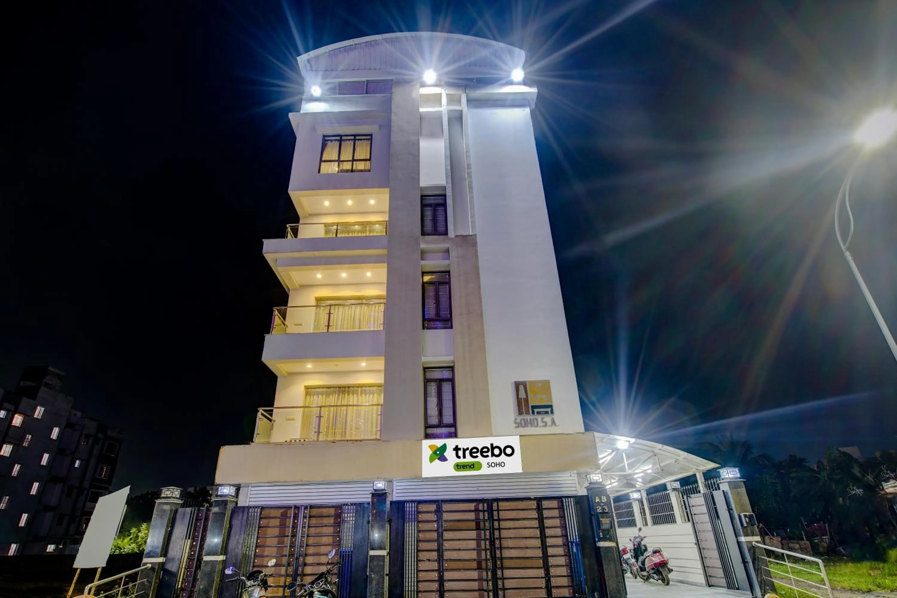 Property building in Treebo Soho Newtown Near New Town Bus Stand