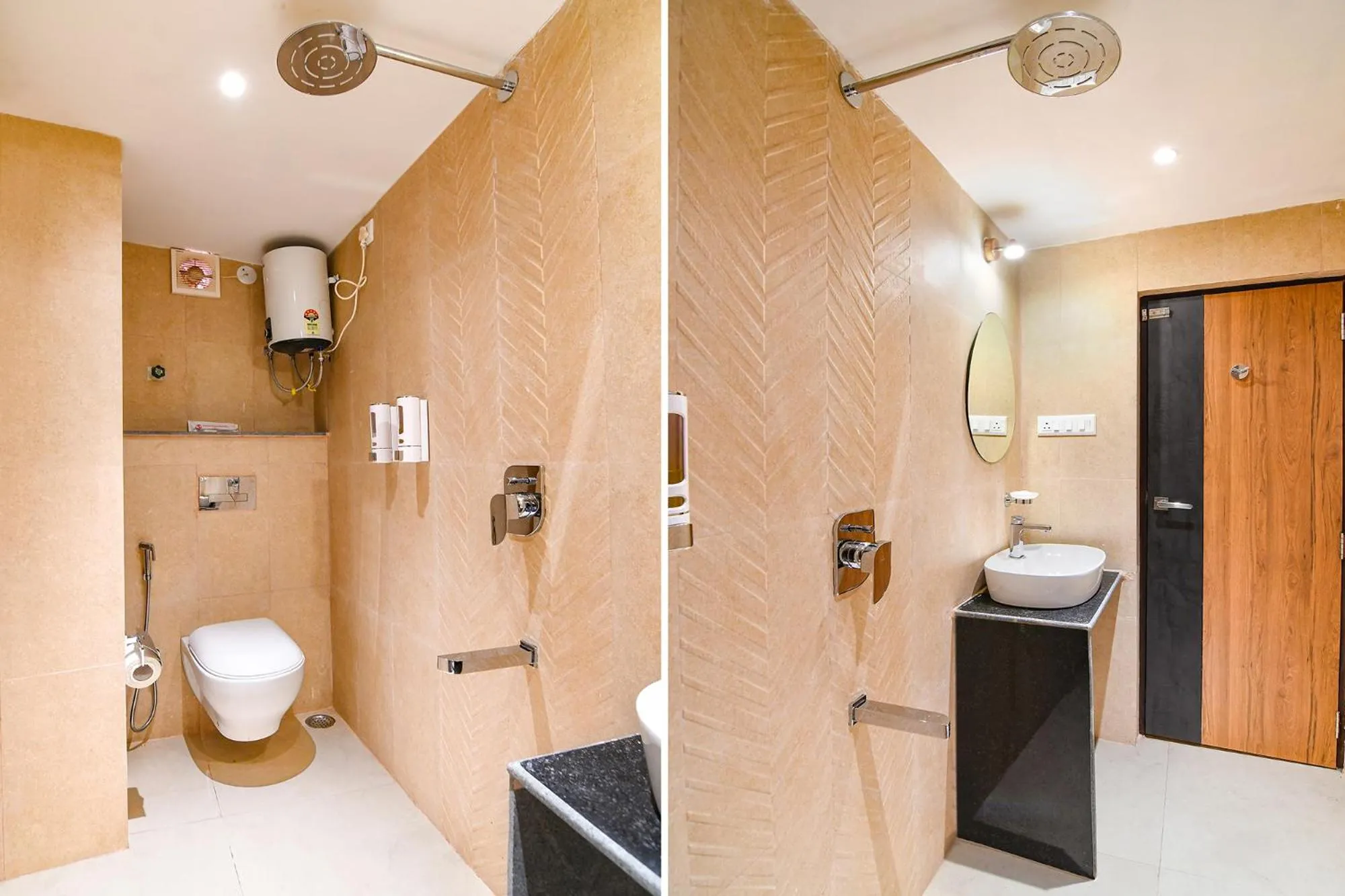 Bathroom in FabHotel Prime Swagatam International Chinar Park