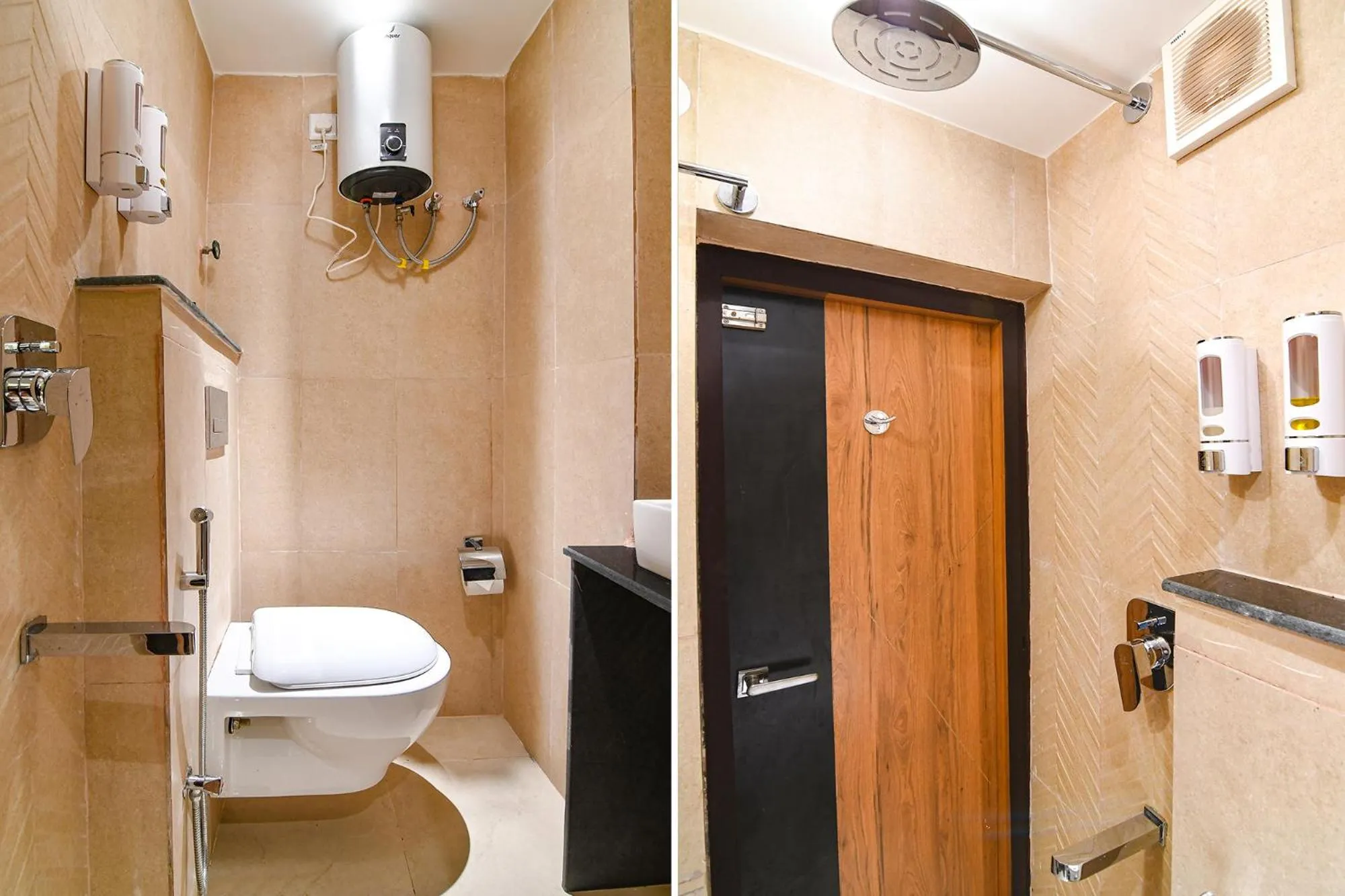 Bathroom in FabHotel Prime Swagatam International Chinar Park