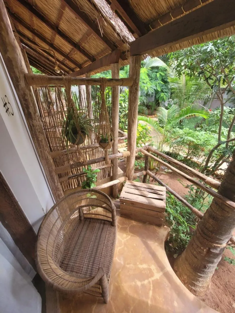Balcony/Terrace in Siri Beach Lodge