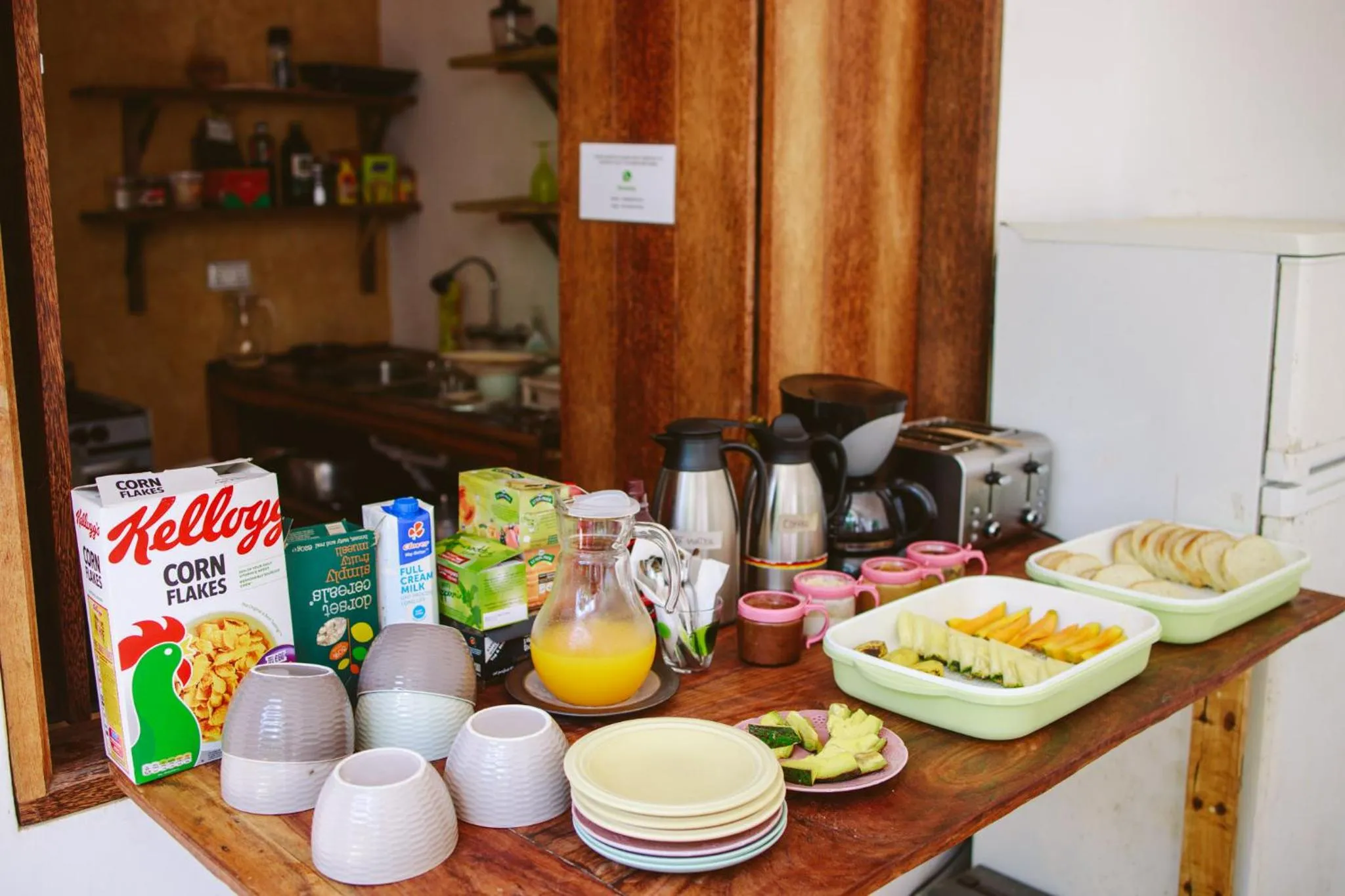 Breakfast in Siri Beach Lodge