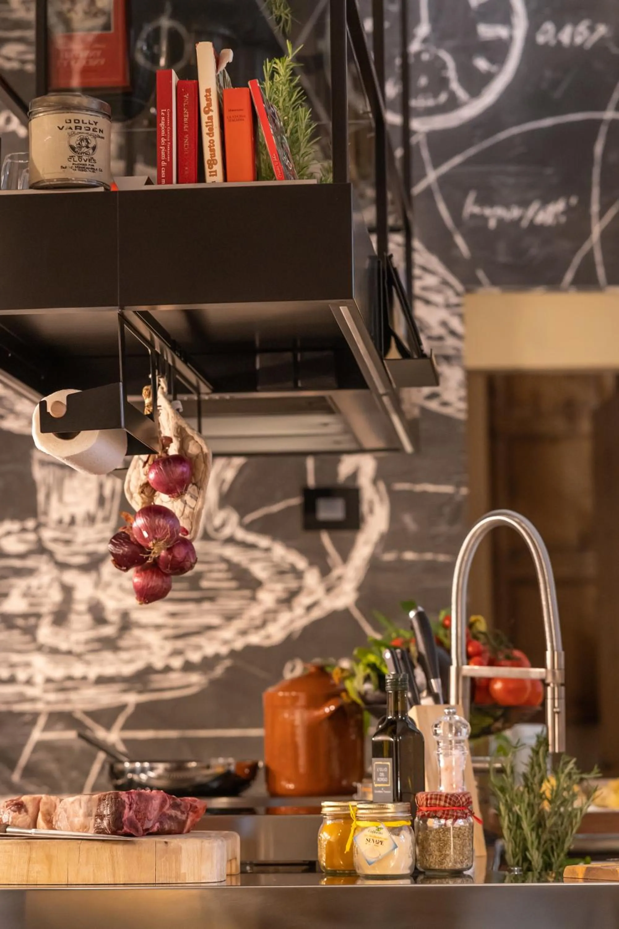 Kitchen or kitchenette in Oltrarno 1881 Apartments