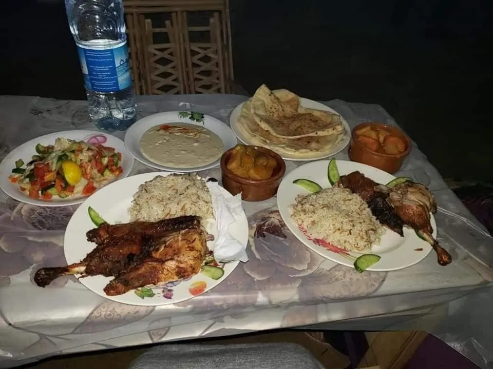 Food in Mountain Camp Ali Khaled