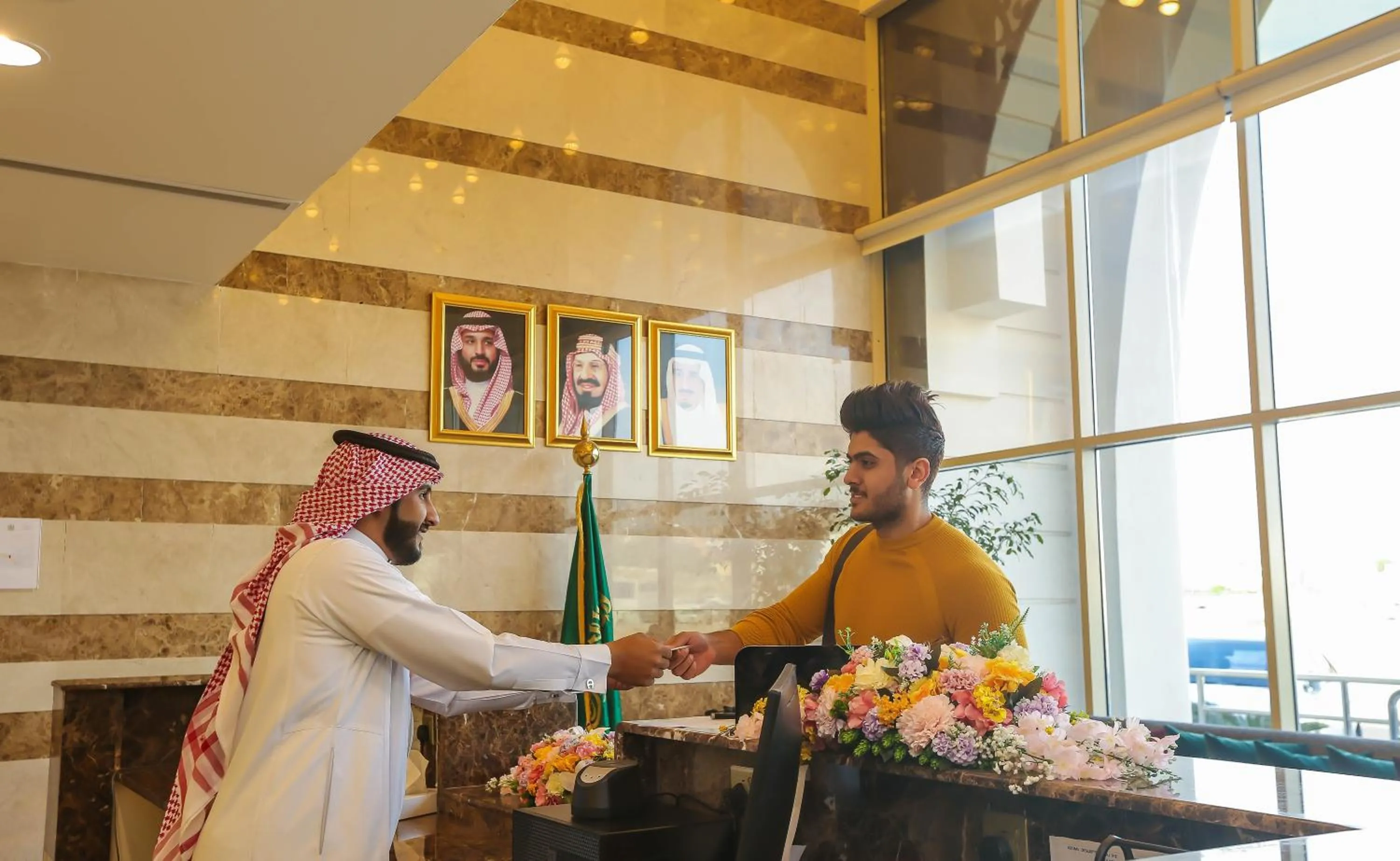 People in Jeddah Oasis Hotel