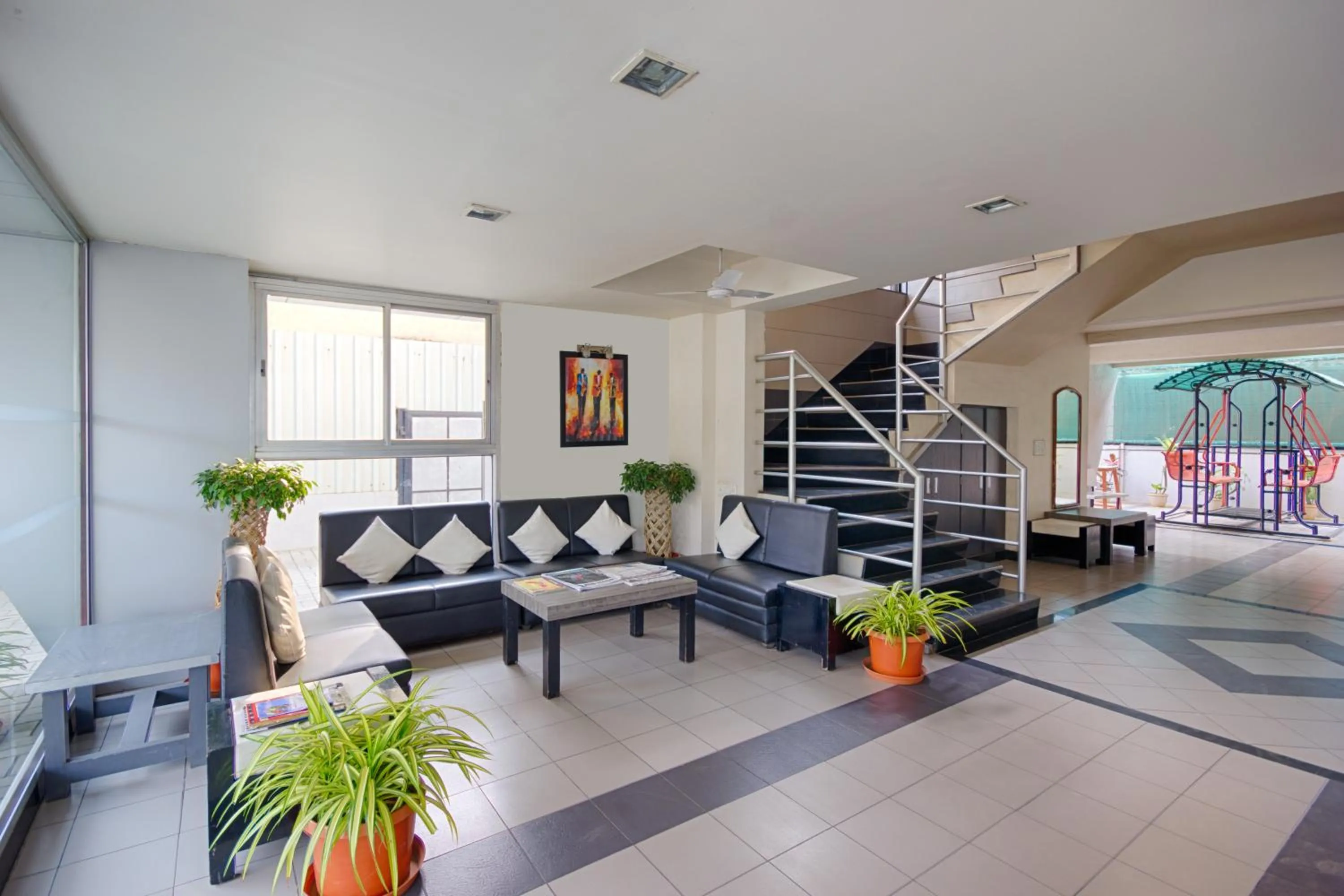 Seating area in Hotel Grand Ashwin