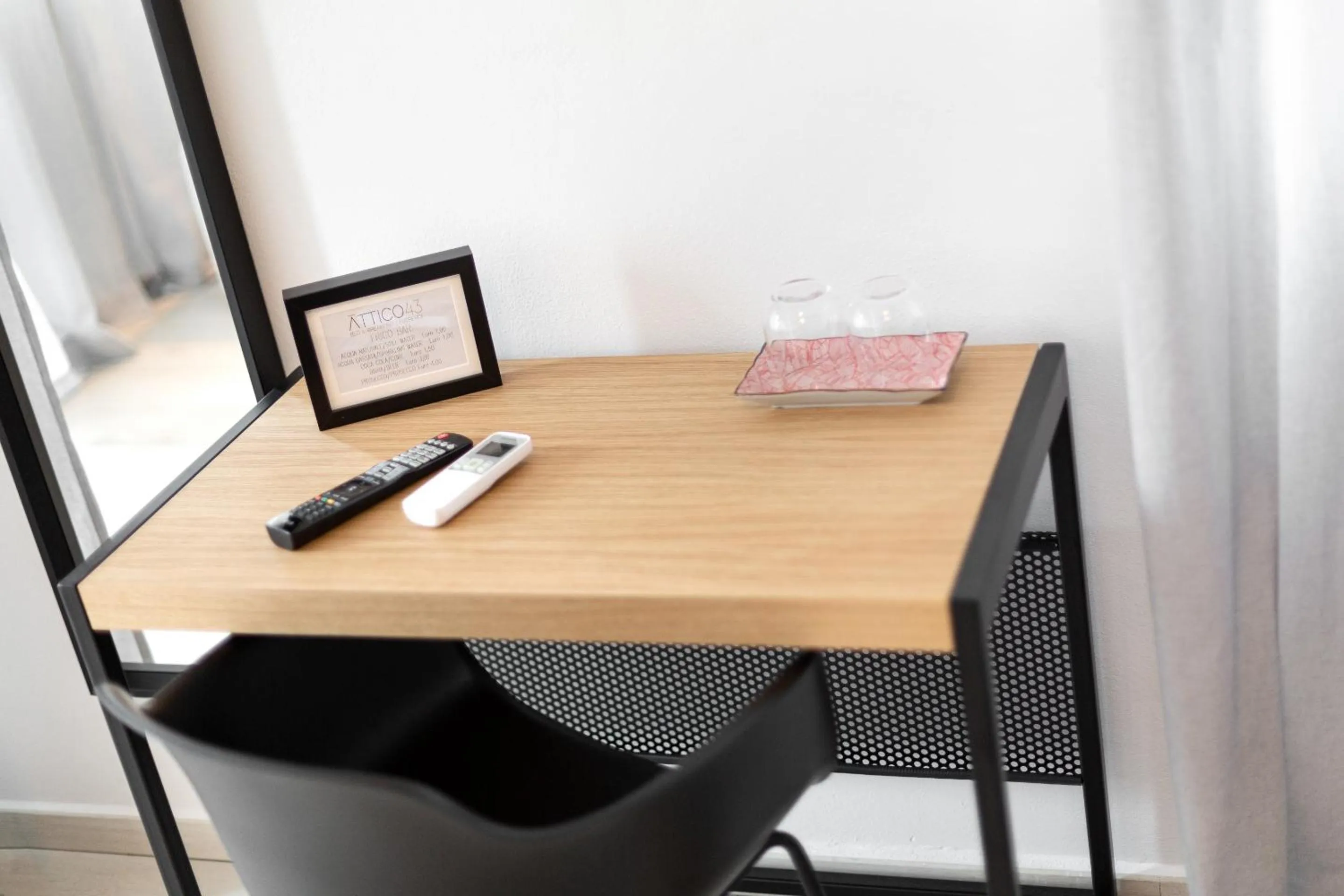 Decorative detail in Attico43 B&B