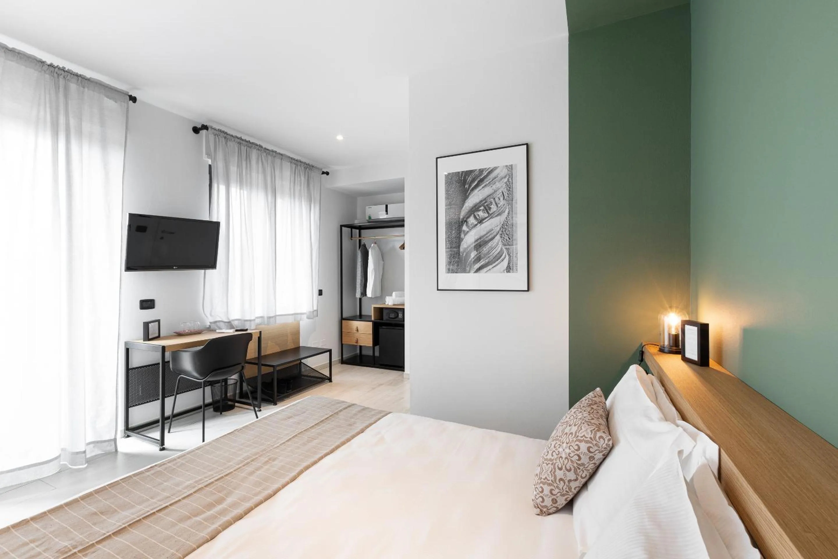 Bathroom, Bed in Attico43 B&B