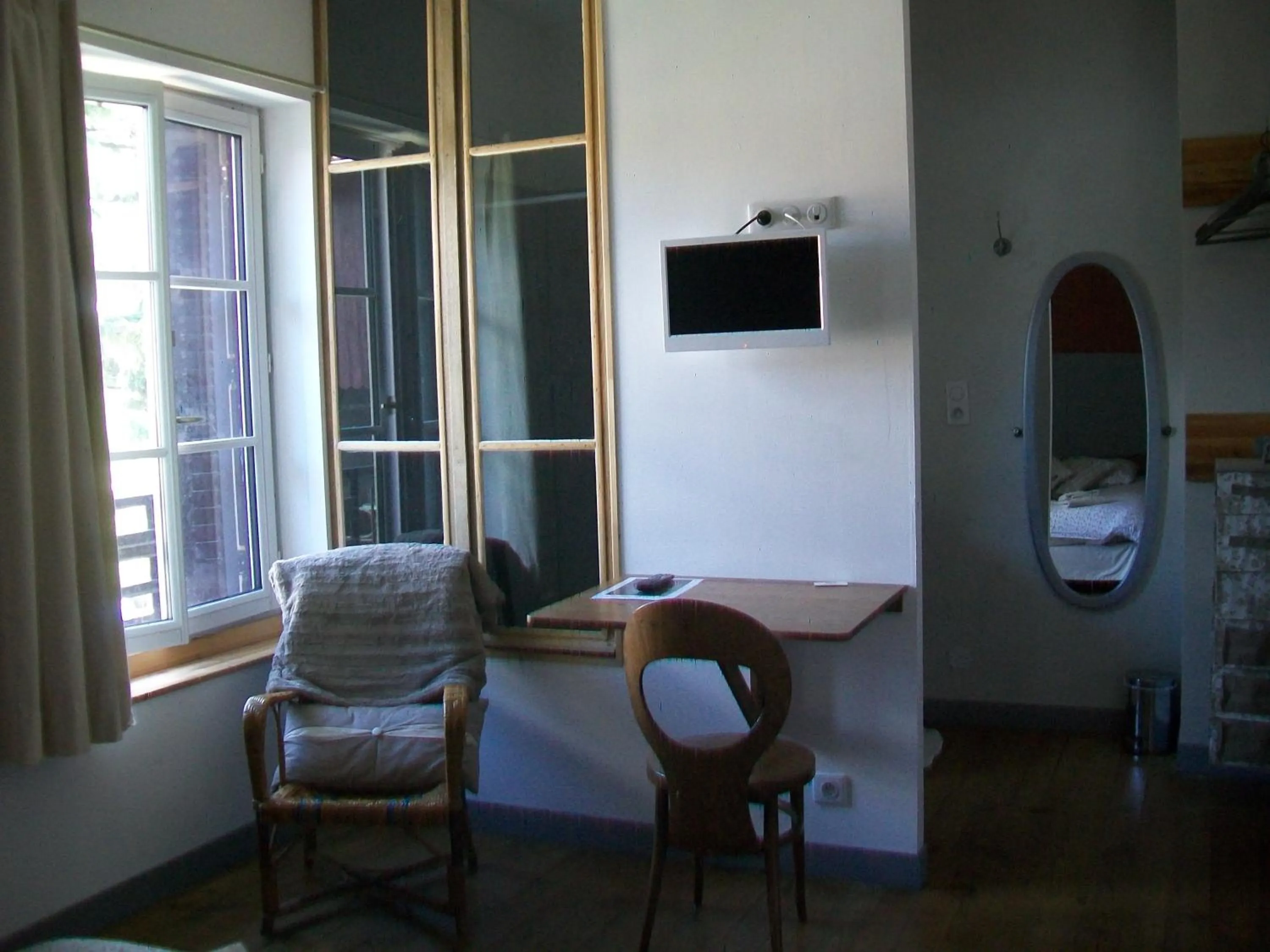 Garden view in La Grange des Griottiers