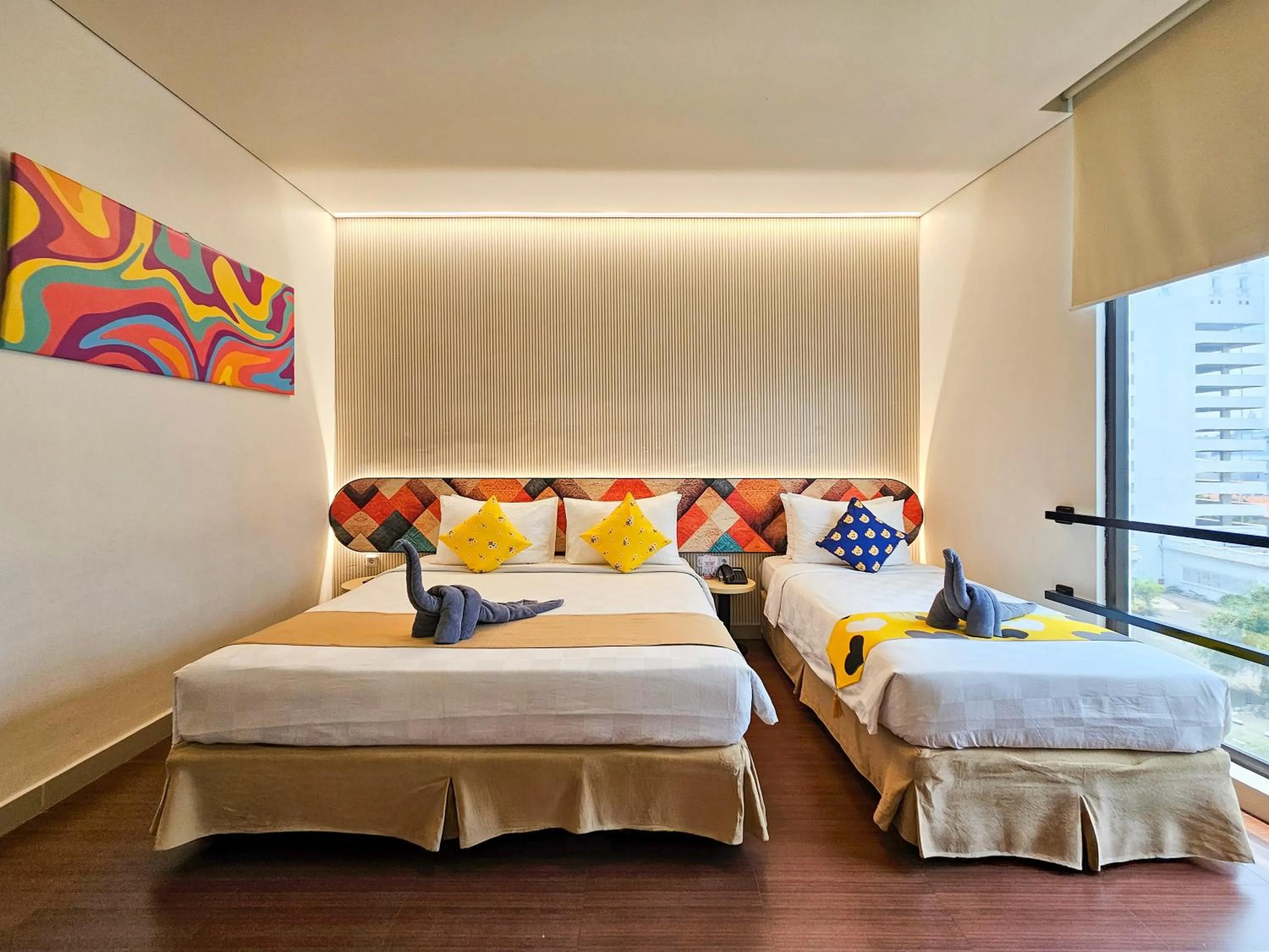Bedroom, Bed in Hotel 88 Embong Malang Tunjungan Surabaya by WH - Breakfast with The Best View on The Highest Floor and Strategic Location in The City Center