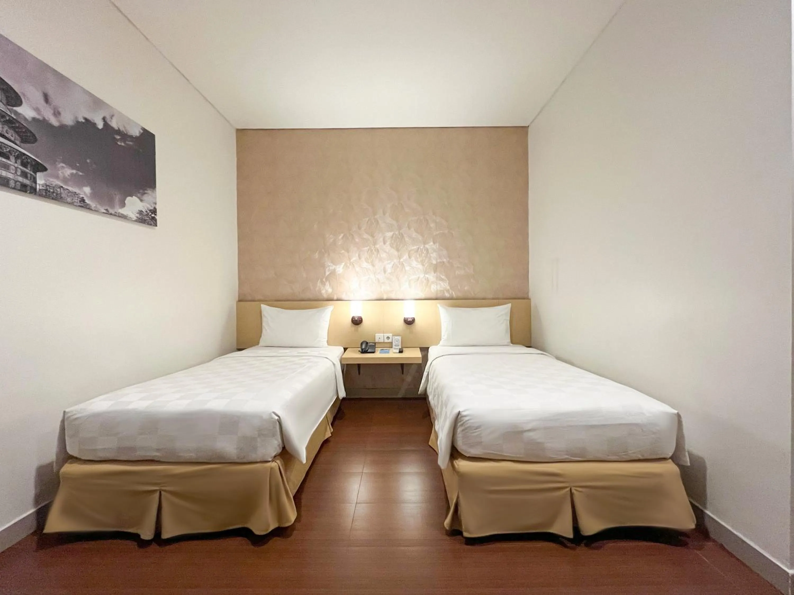 Bed in Hotel 88 Embong Malang Tunjungan Surabaya by WH - Breakfast with The Best View on The Highest Floor and Strategic Location in The City Center