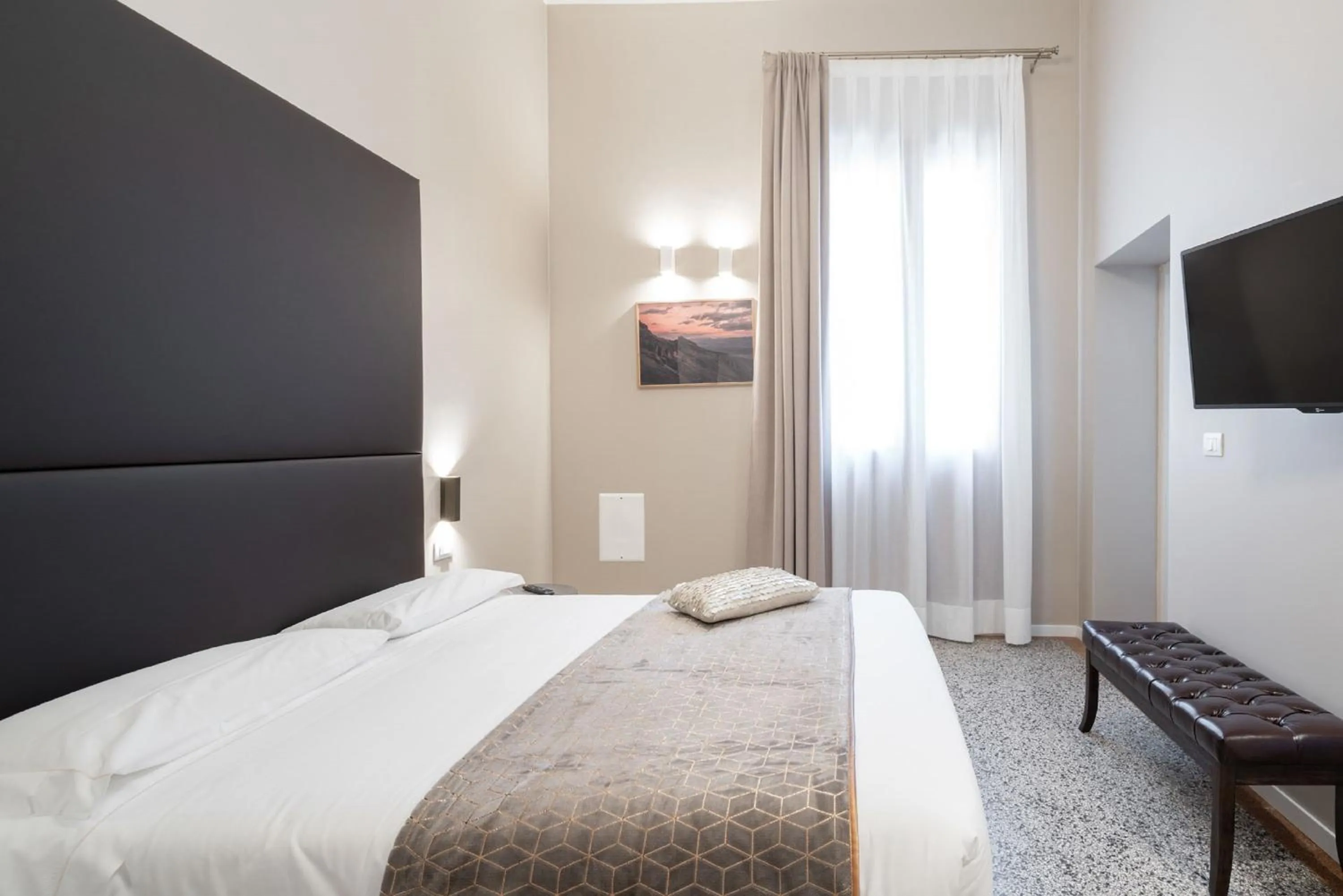 Bedroom, Bed in Hotel Palazzo Martinelli Dolfin