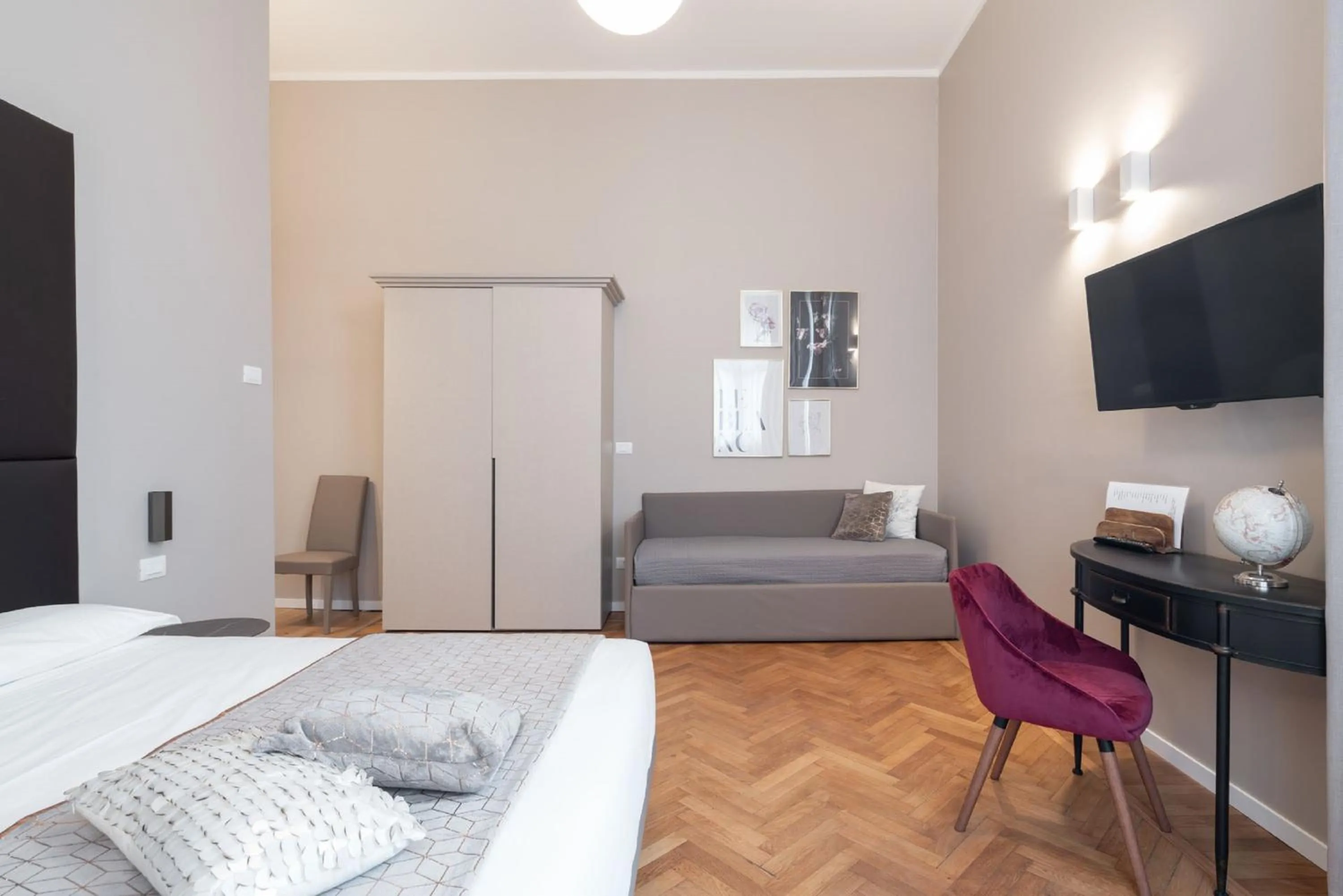 Bedroom, Bed in Hotel Palazzo Martinelli Dolfin