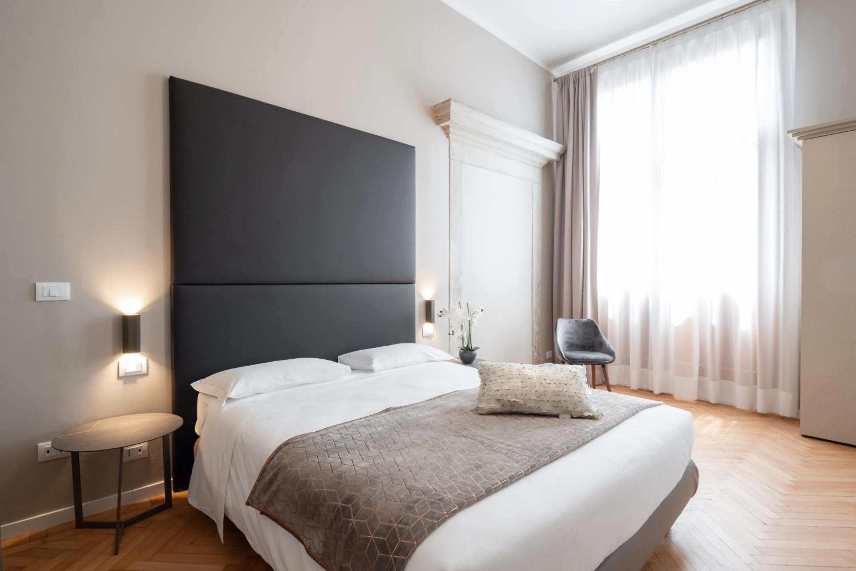 Bedroom, Bed in Hotel Palazzo Martinelli Dolfin