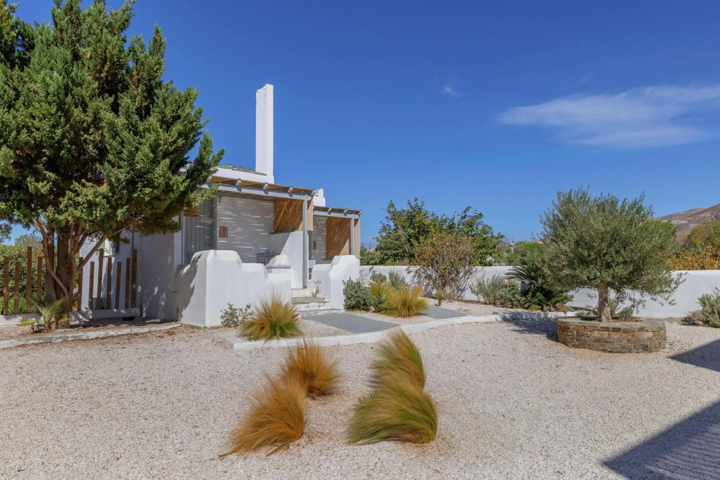 Garden view in Thalassa Naxos