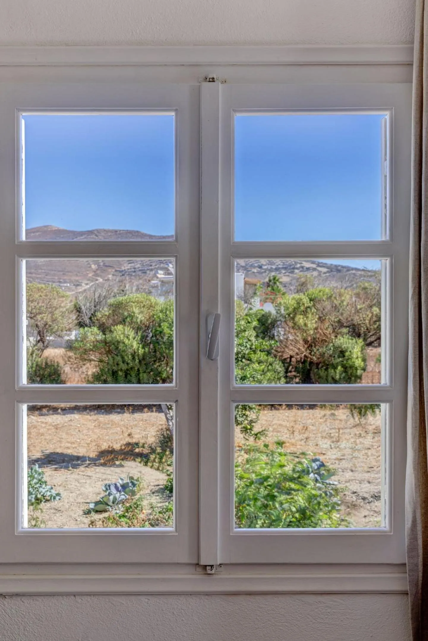 Garden view in Thalassa Naxos