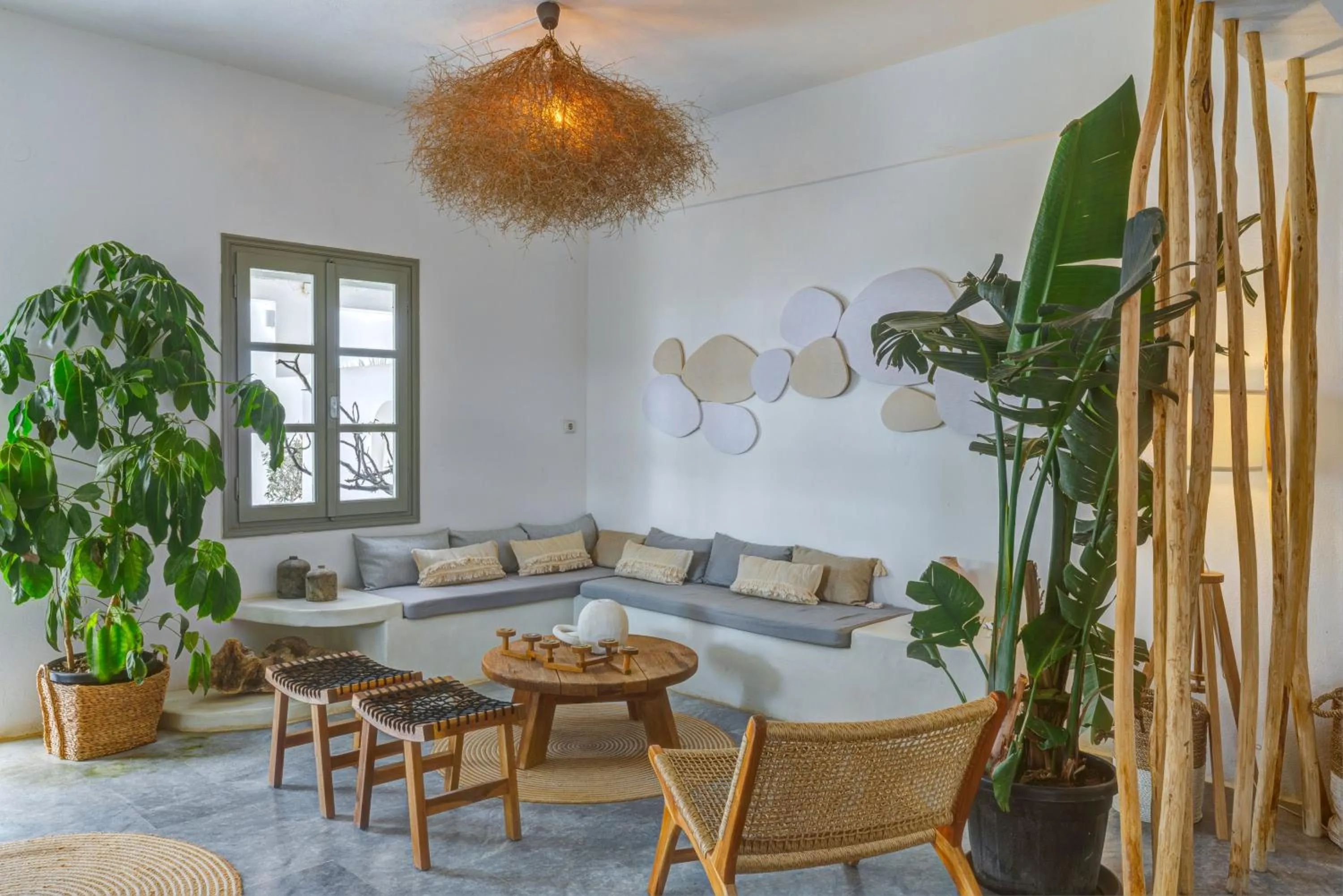 Lobby or reception in Thalassa Naxos