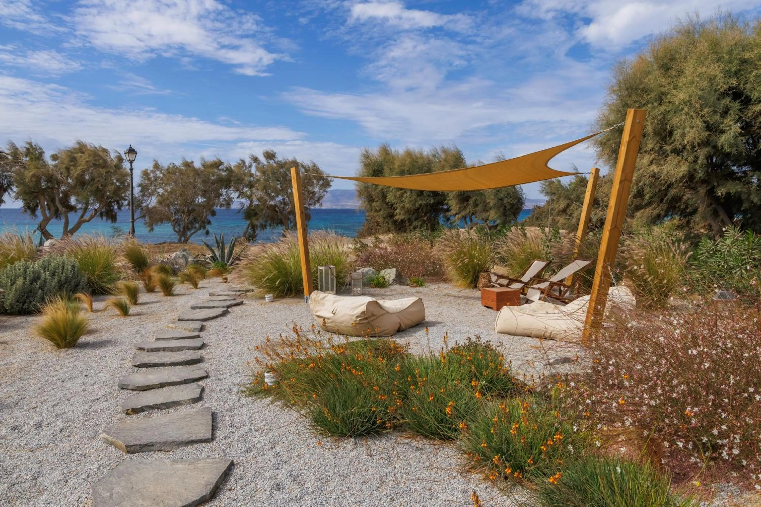 Natural landscape in Thalassa Naxos