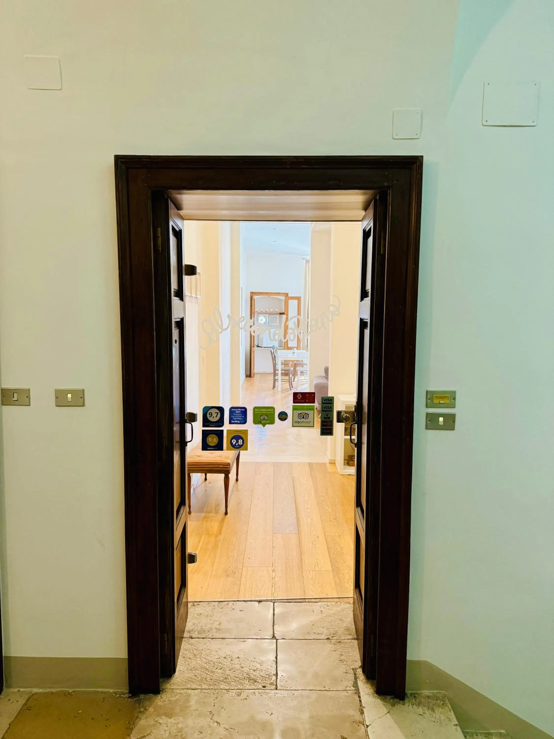 Communal lounge/ TV room in Alsecondopiano B&B