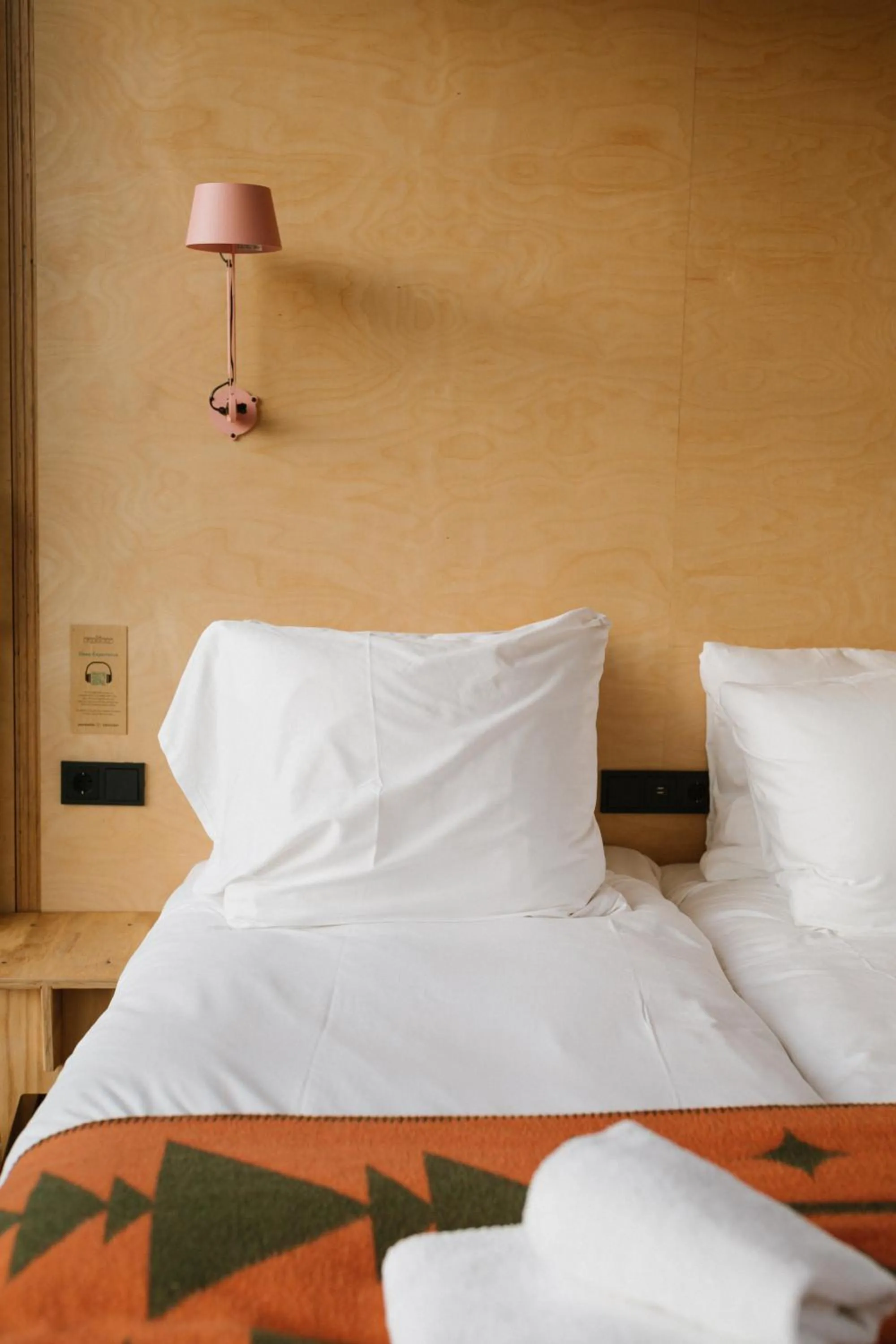 Bed in Basecamp Amsterdam