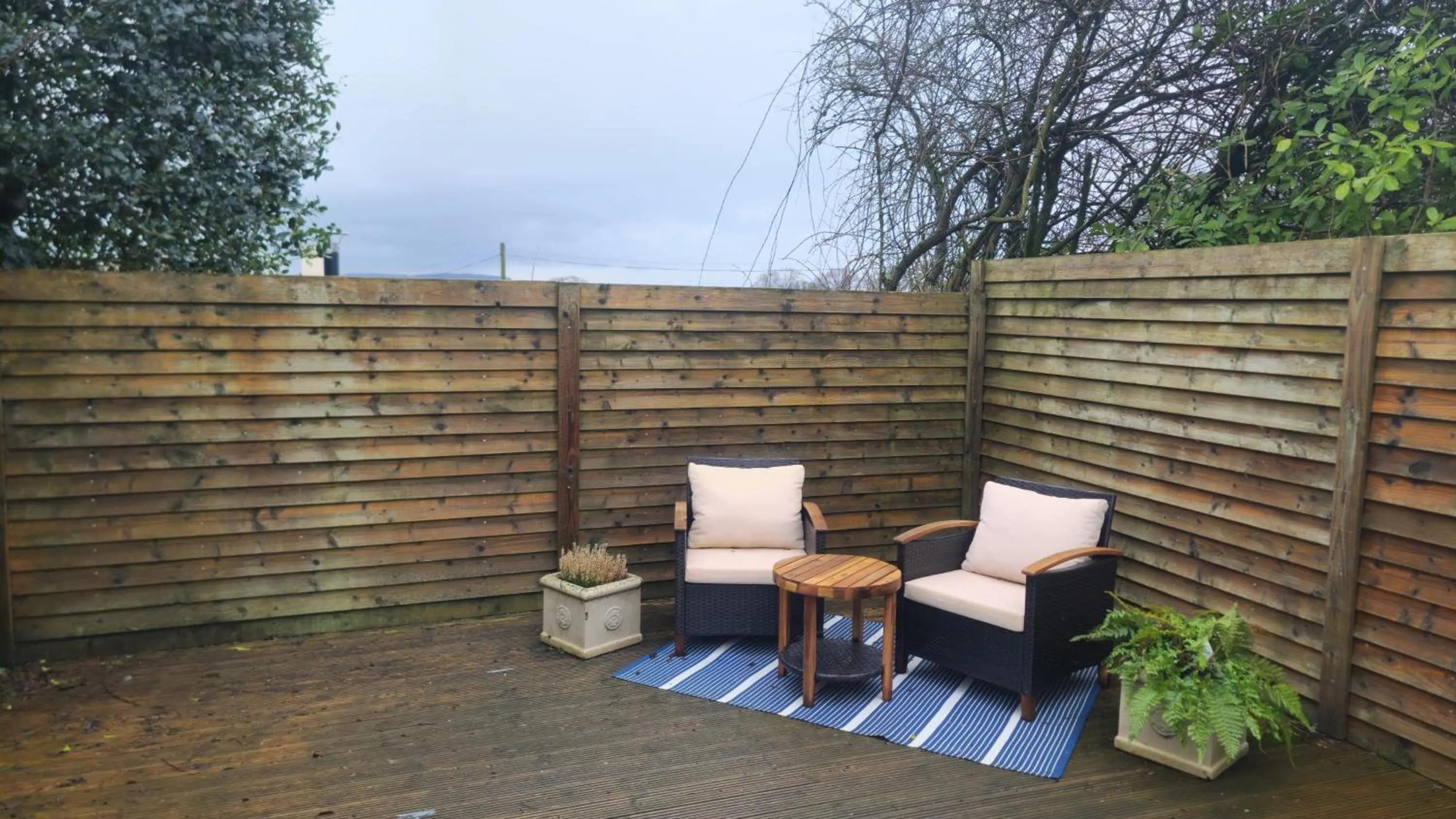 Patio in The Punch Bowl Inn