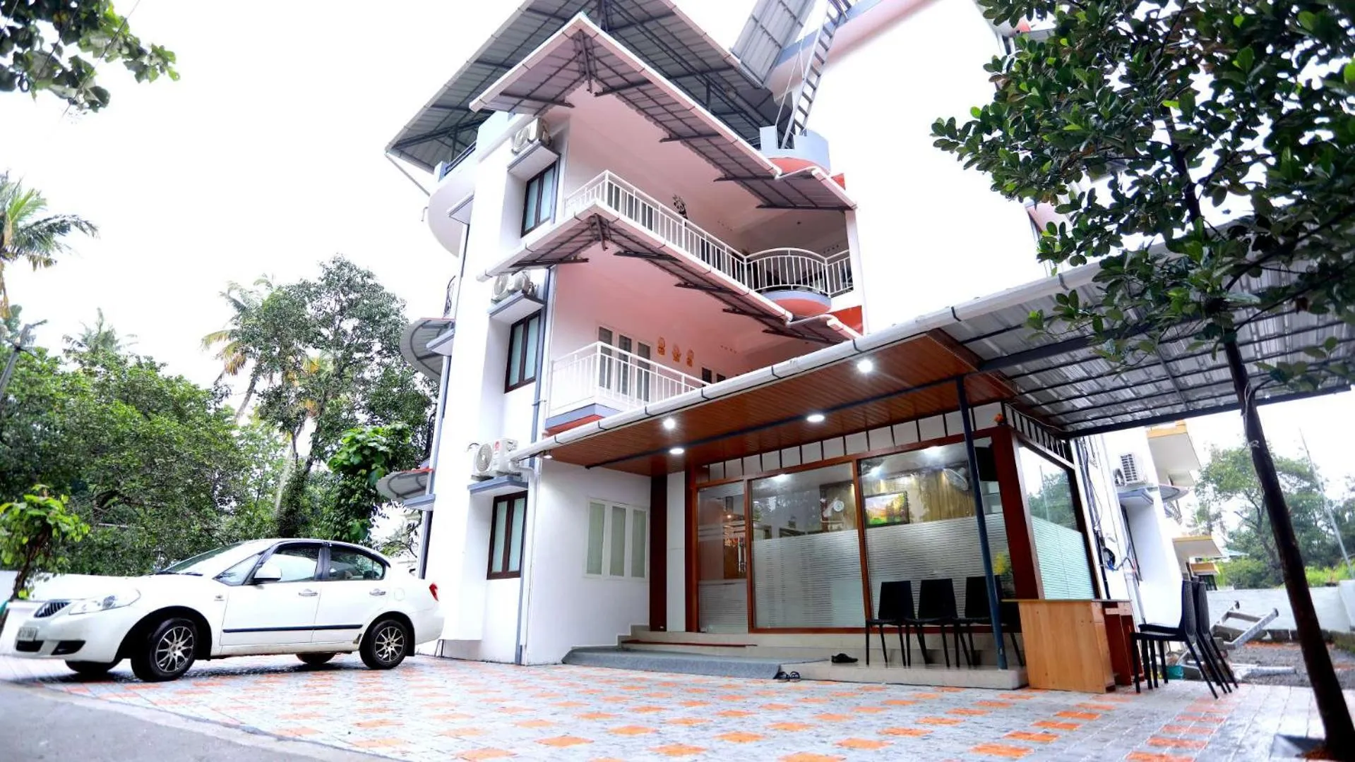 Property building in Base9 Cochin Airport Hotel