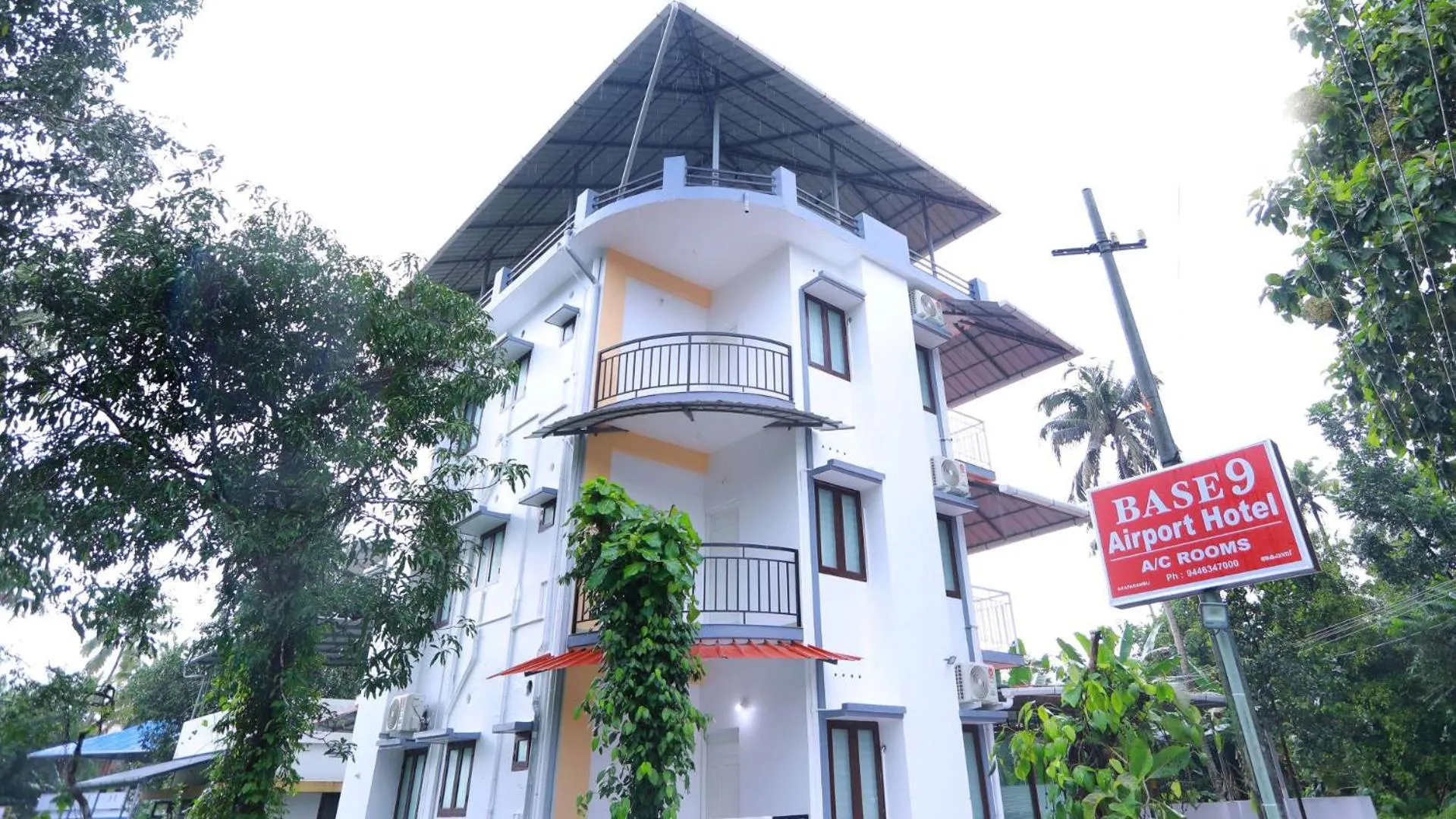 Property building in Base9 Cochin Airport Hotel