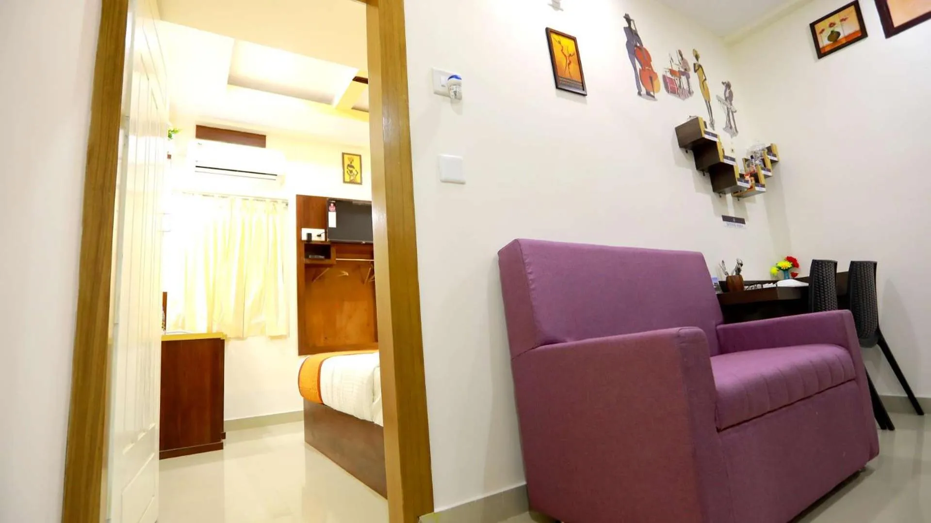 Photo of the whole room in Base9 Cochin Airport Hotel