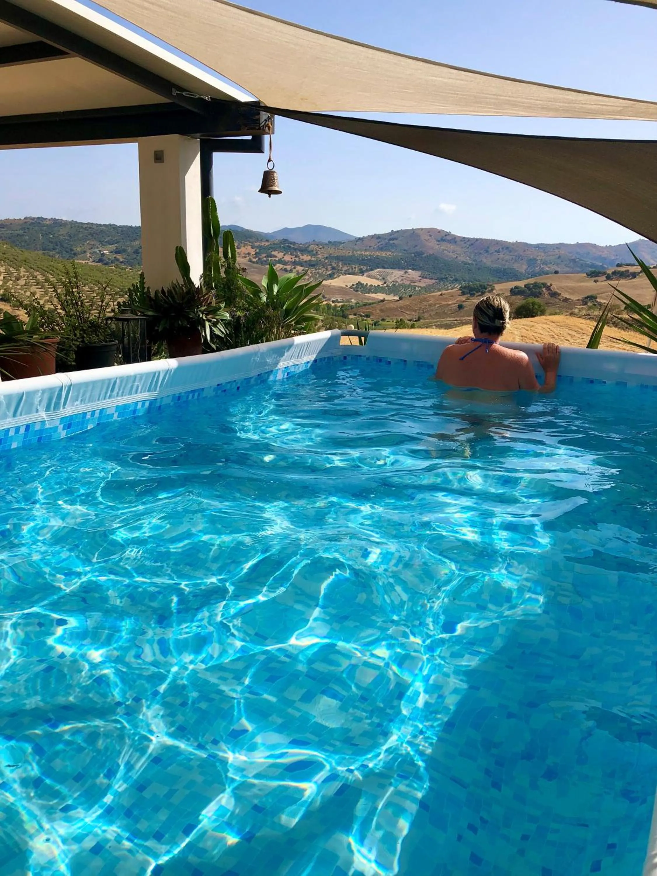 Swimming pool in Finca Las Campanas II