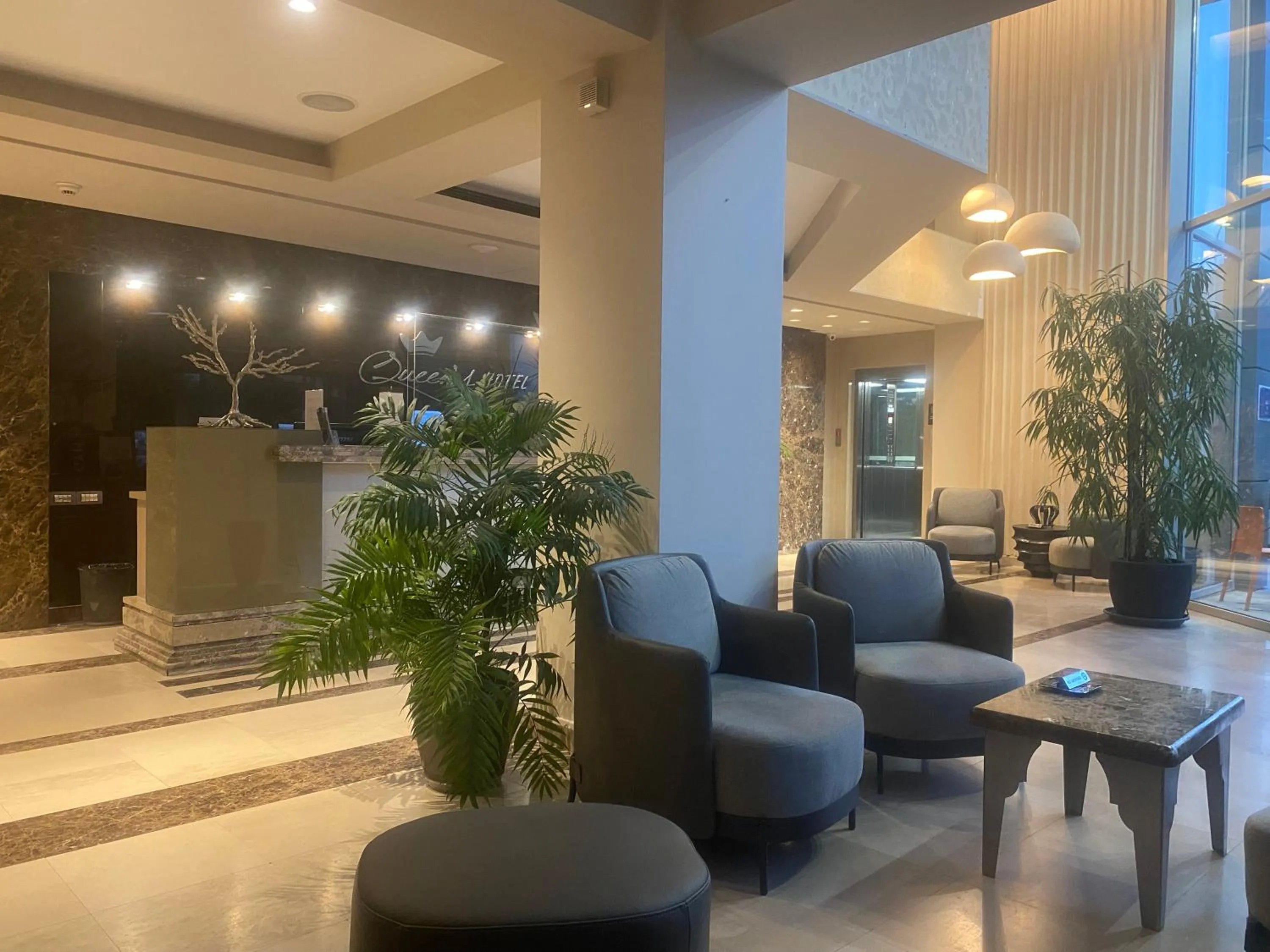 Lobby or reception in Queen's Hotel - Zebra Centre