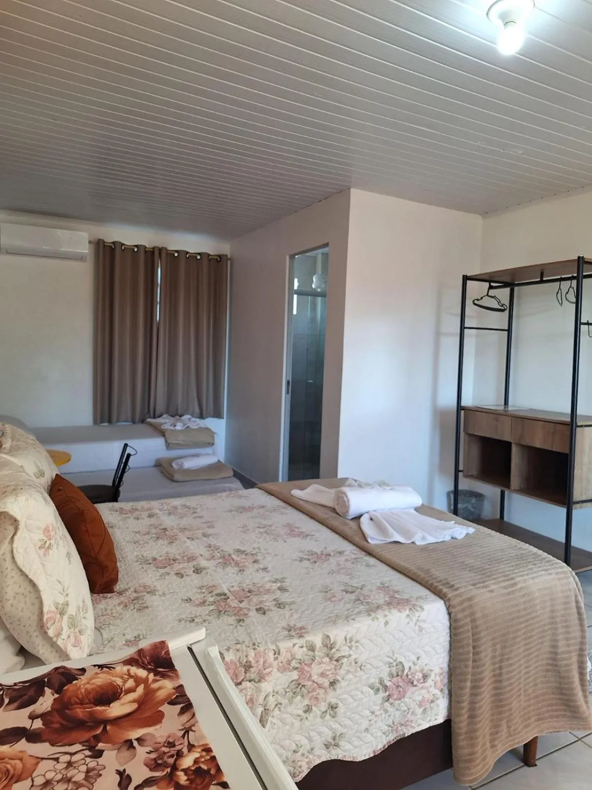 Bed in Pousada Alegria do Cowboy