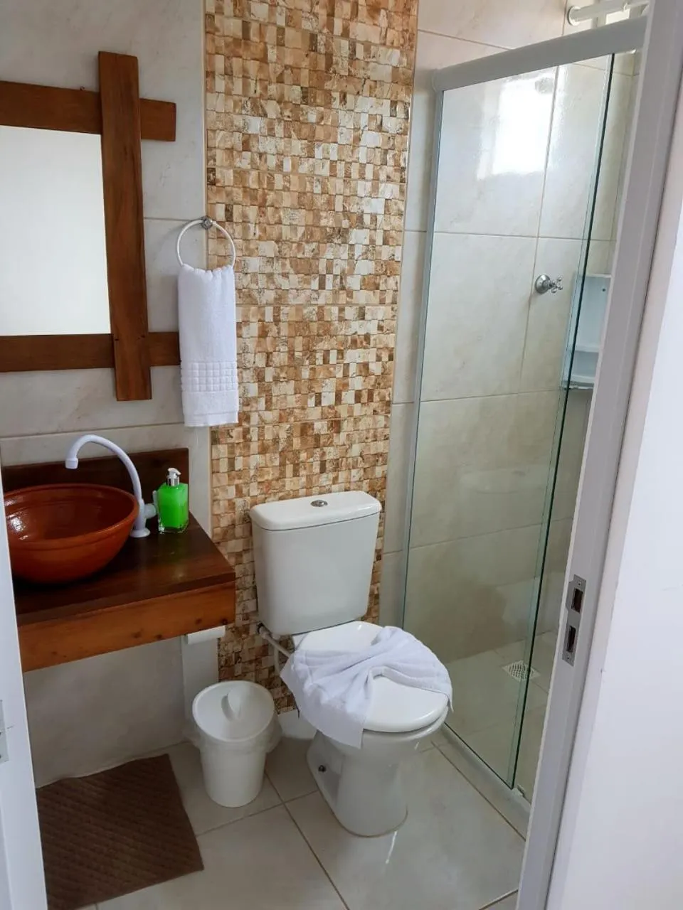 Bathroom in Pousada Alegria do Cowboy