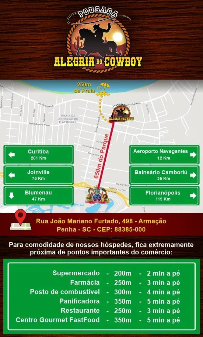 Property logo or sign in Pousada Alegria do Cowboy