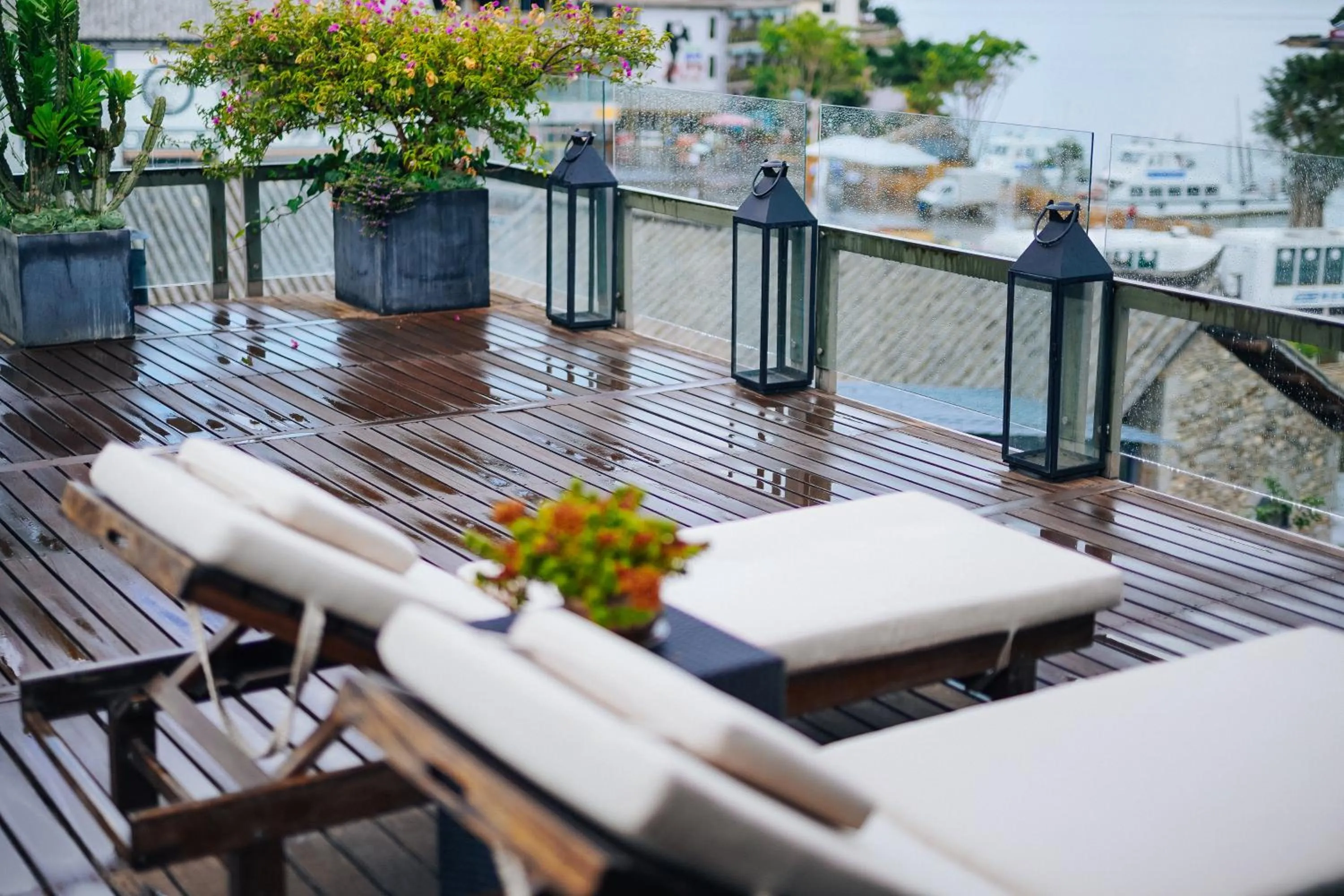 Balcony/Terrace in Yakamoz Haijie Hotel