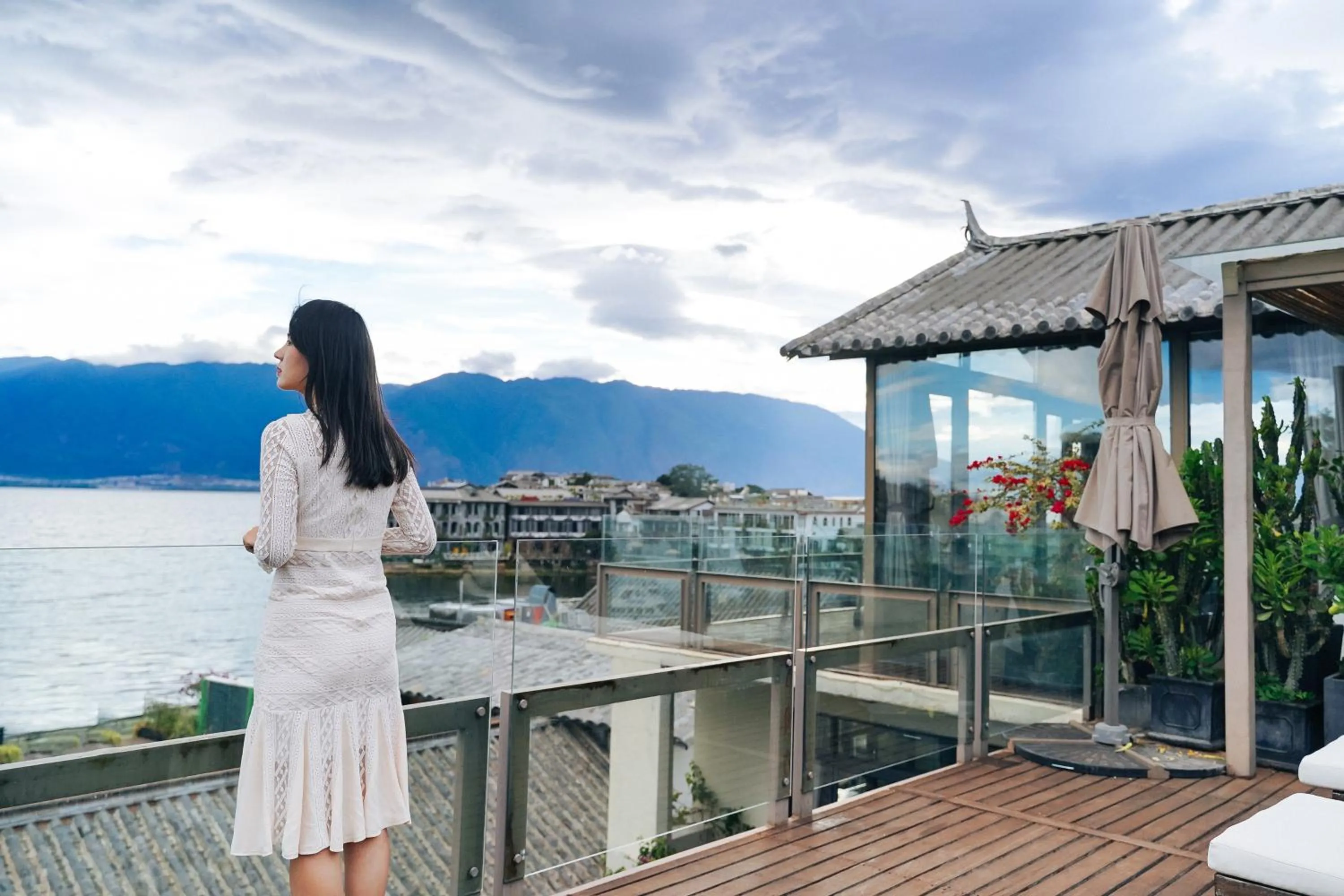 Balcony/Terrace in Yakamoz Haijie Hotel