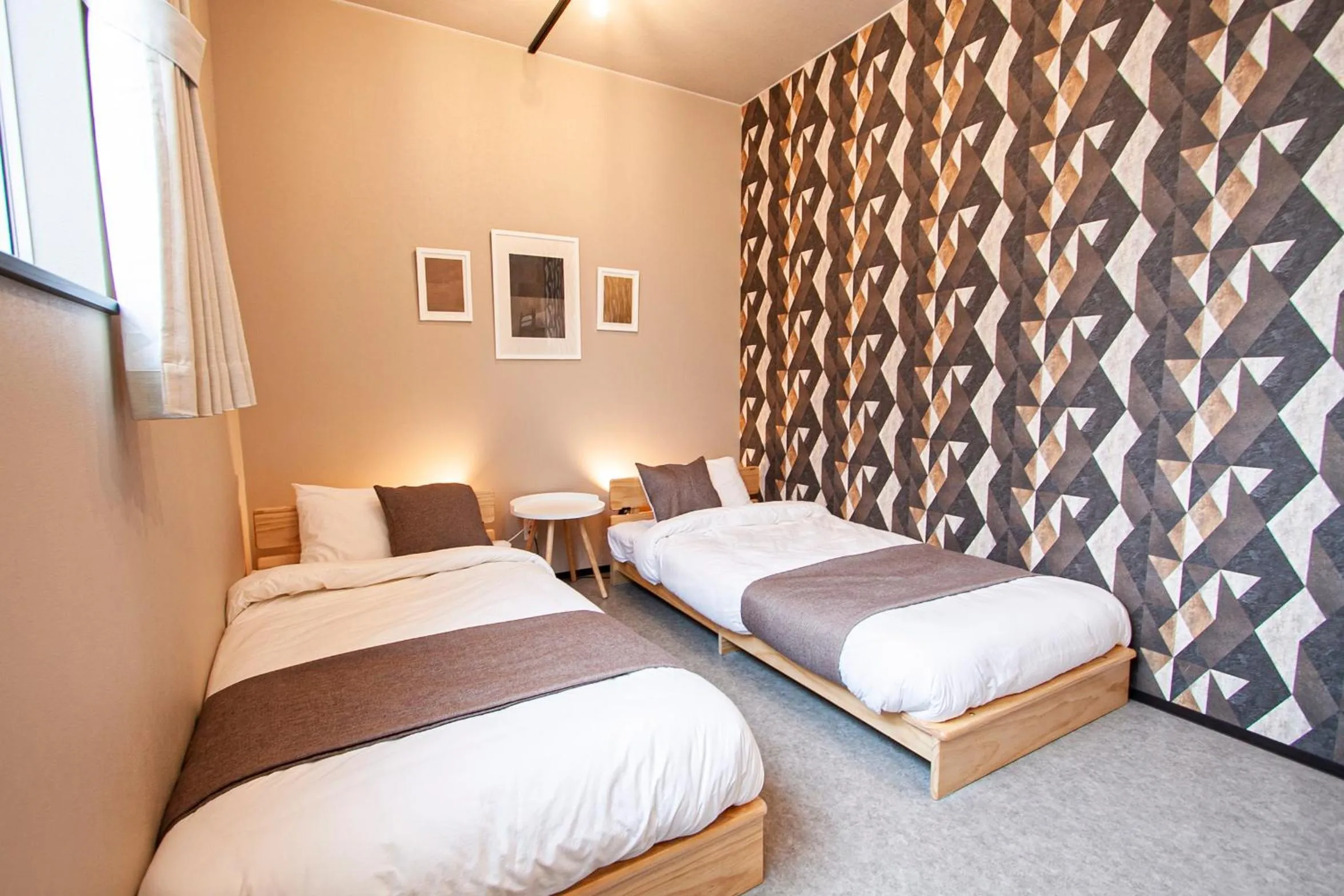 Bed in UCHI Living Stay TOYOHIRA