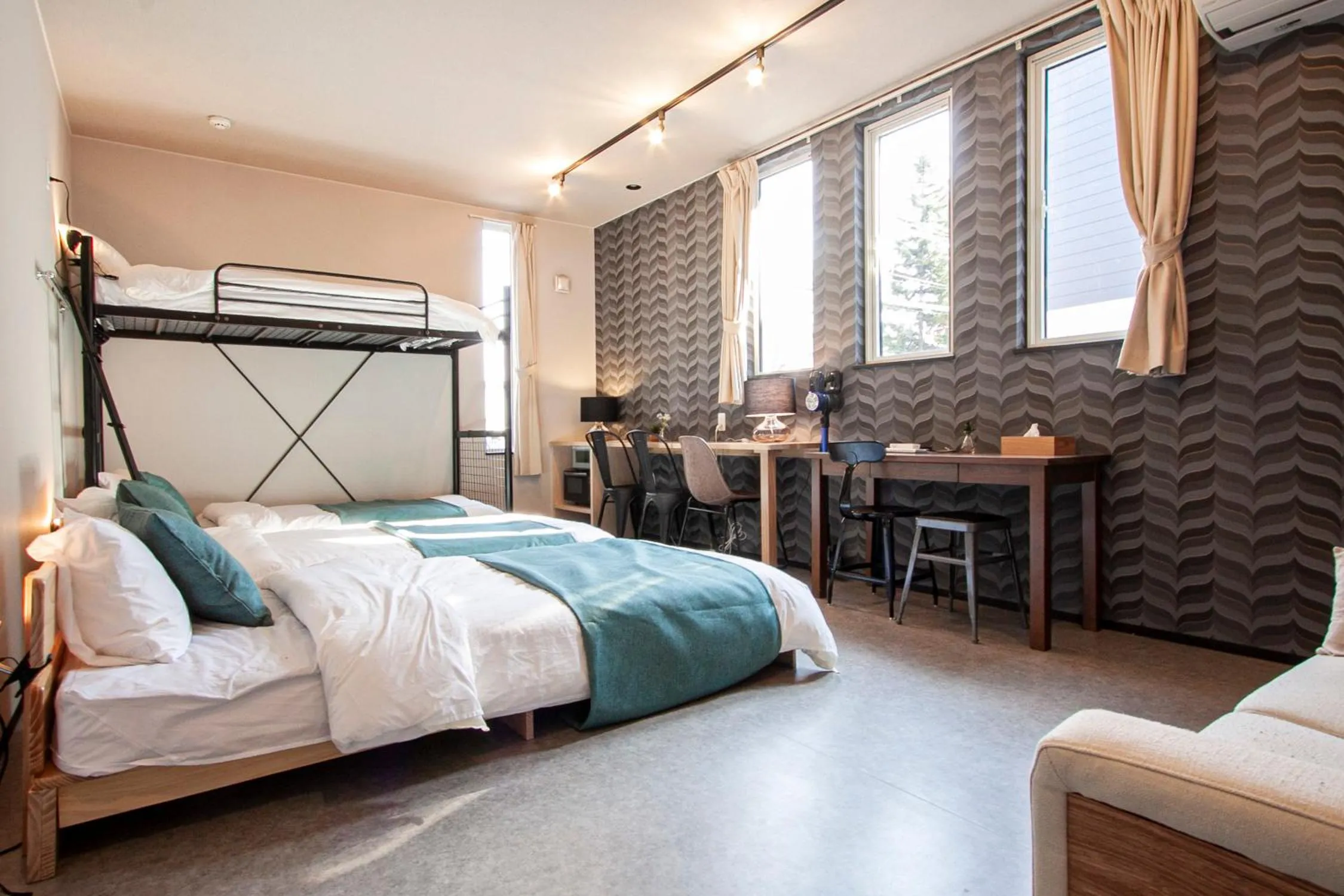 Photo of the whole room, Bed in UCHI Living Stay TOYOHIRA