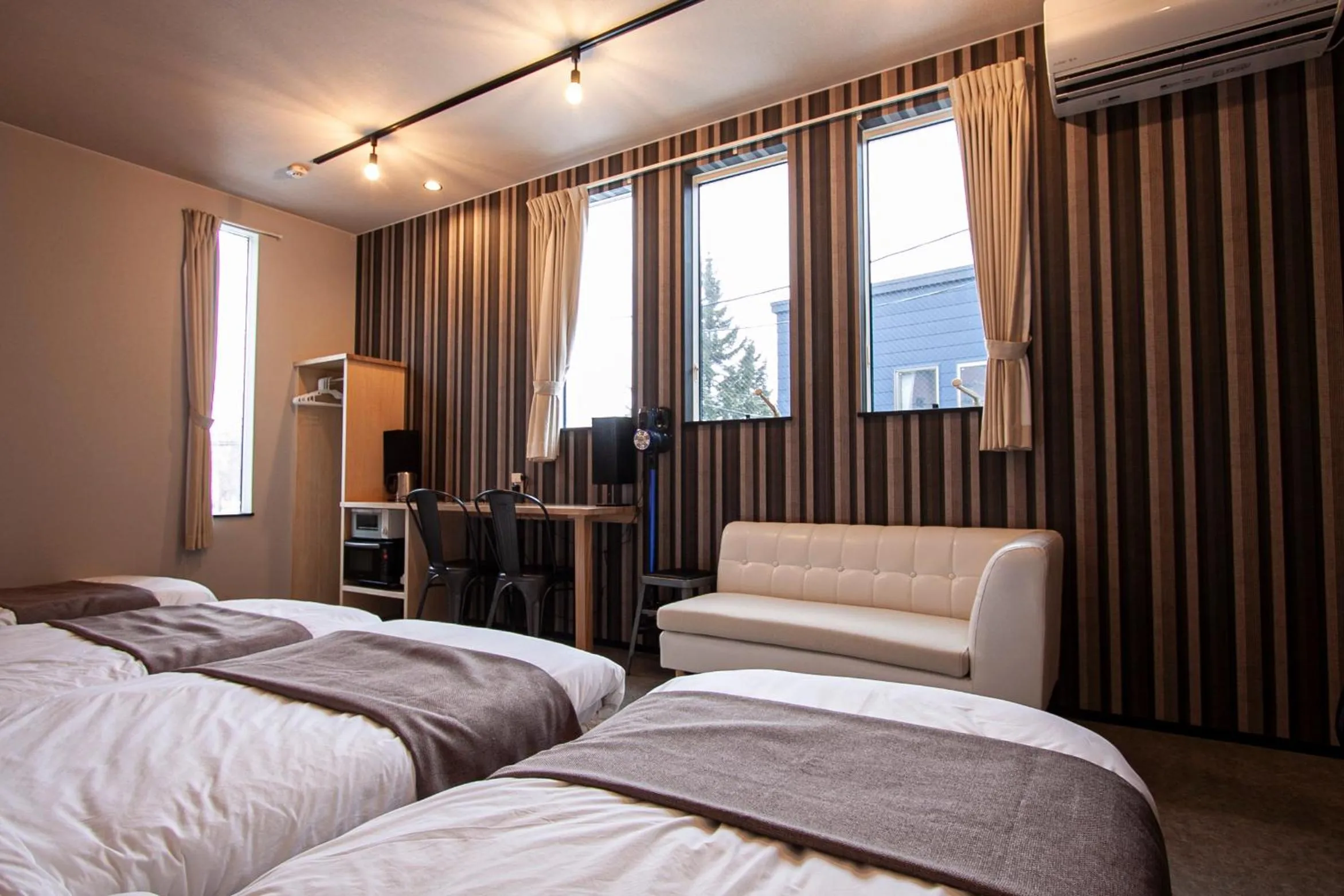 Photo of the whole room, Bed in UCHI Living Stay TOYOHIRA