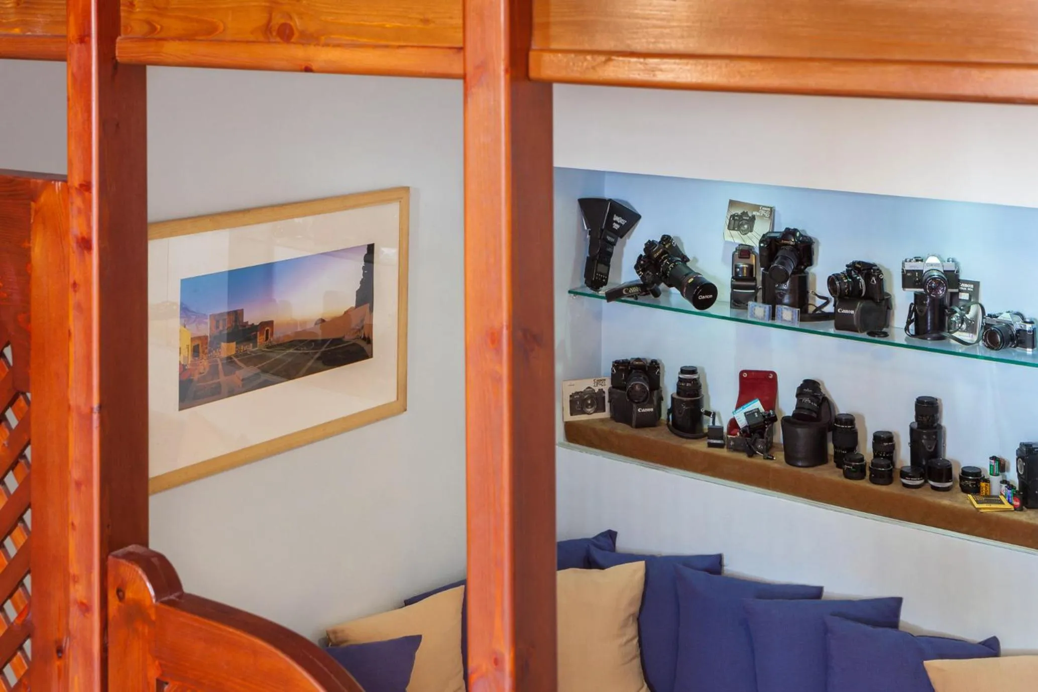 Decorative detail in In Camera Art Boutique Hotel