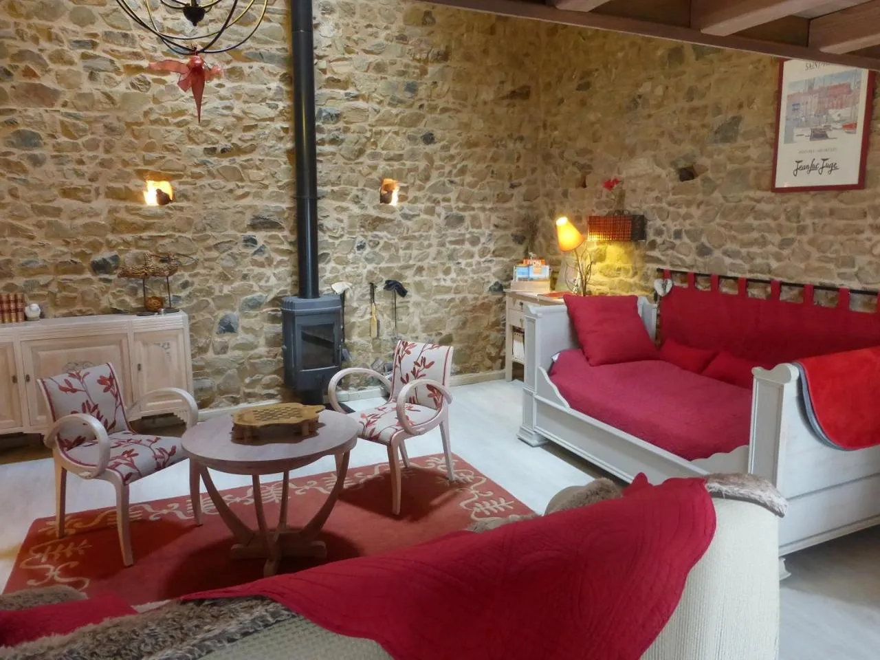 Living room in Le Clos du Merle