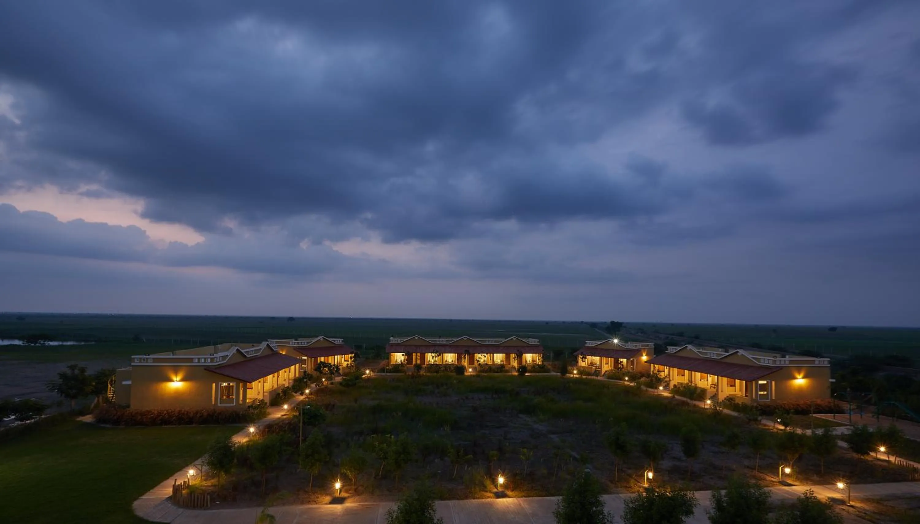 Bird's eye view in Blackbuck Safari Lodge Velavadar