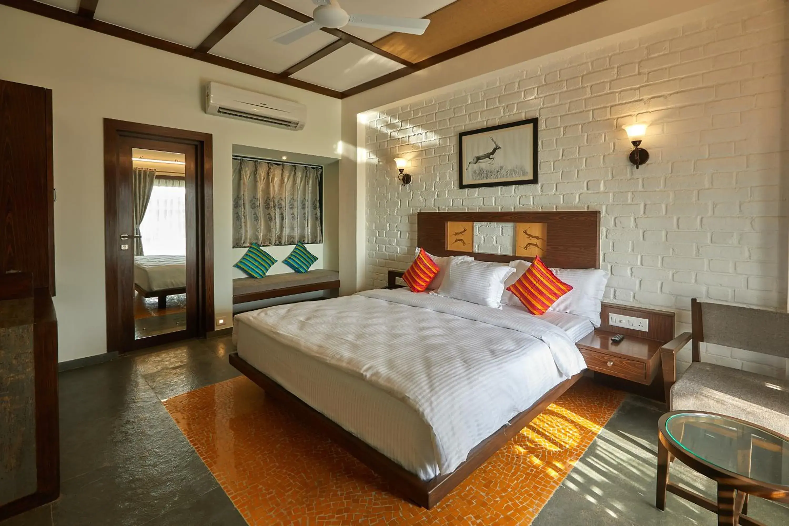 Deluxe Double Room in Blackbuck Safari Lodge Velavadar Deluxe Double Room in Blackbuck Safari Lodge Velavadar